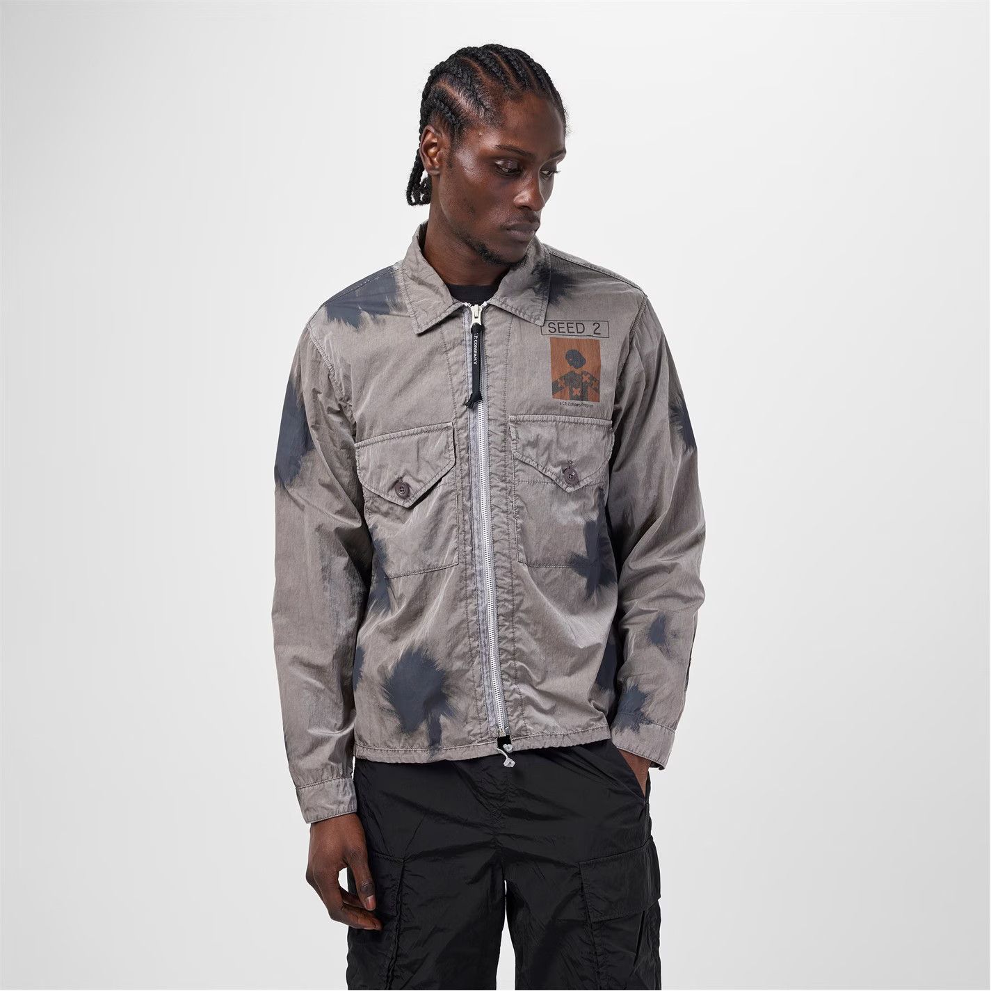 C.P. Company o1g2r1mq0426 Seed 2 Zip Overshirt in Multicolor Size US S / EU 44-46 / 1 - 2 Thumbnail