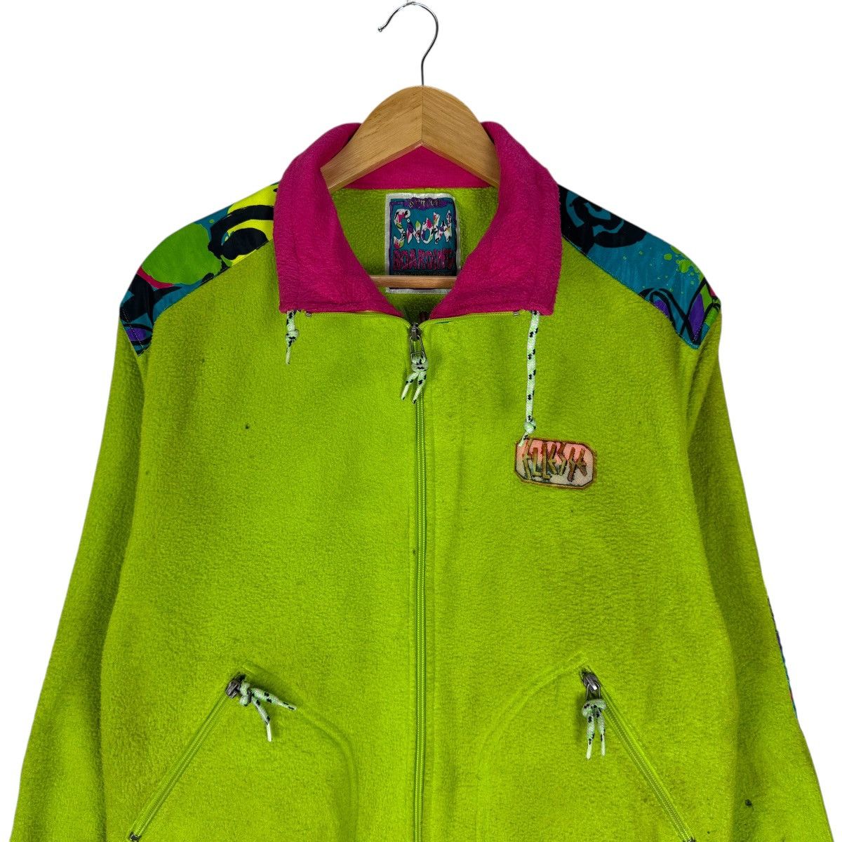 Ellesse ☀️ELLESSE FLEECE HIJAU PUCUK PISANG SNOWBOARD JACKET Size US L / EU 52-54 / 3 - 3 Thumbnail