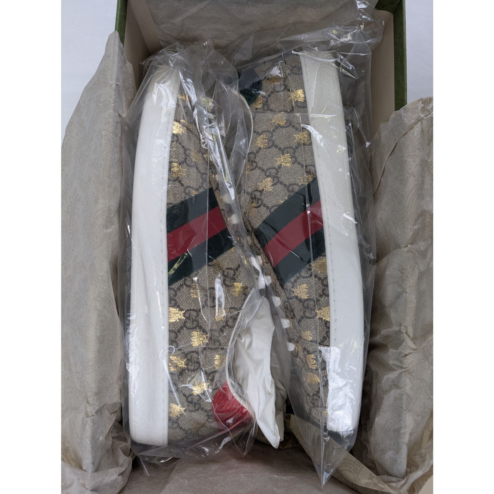 Gucci o1rshd1 Men's Ace GG Supreme sneaker with bees in Multicolor Size US 13 / EU 46 - 19 Thumbnail