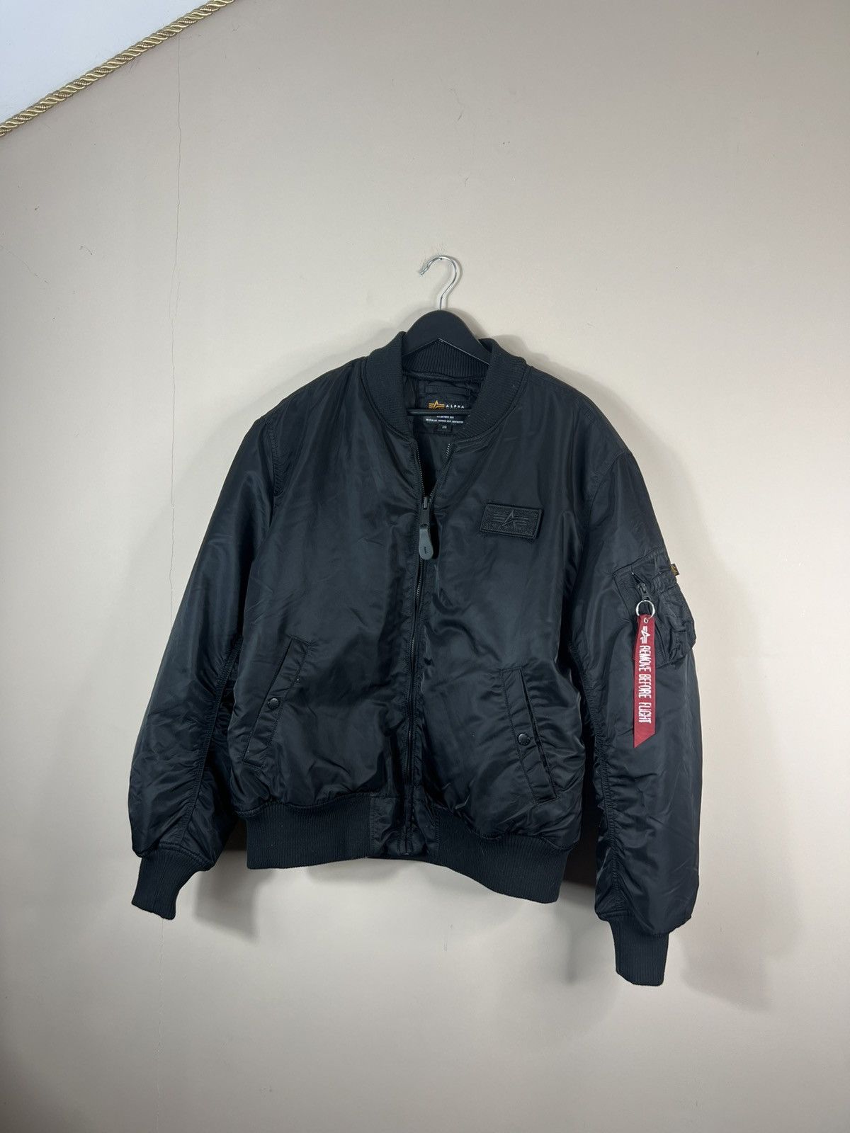 Alpha Industries VINTAGE🔥ALPHA INDUSTRIES OVERSIZE BOMBER FLY MA-1 RAR JACKET Size US L / EU 52-54 / 3 - 1 Thumbnail