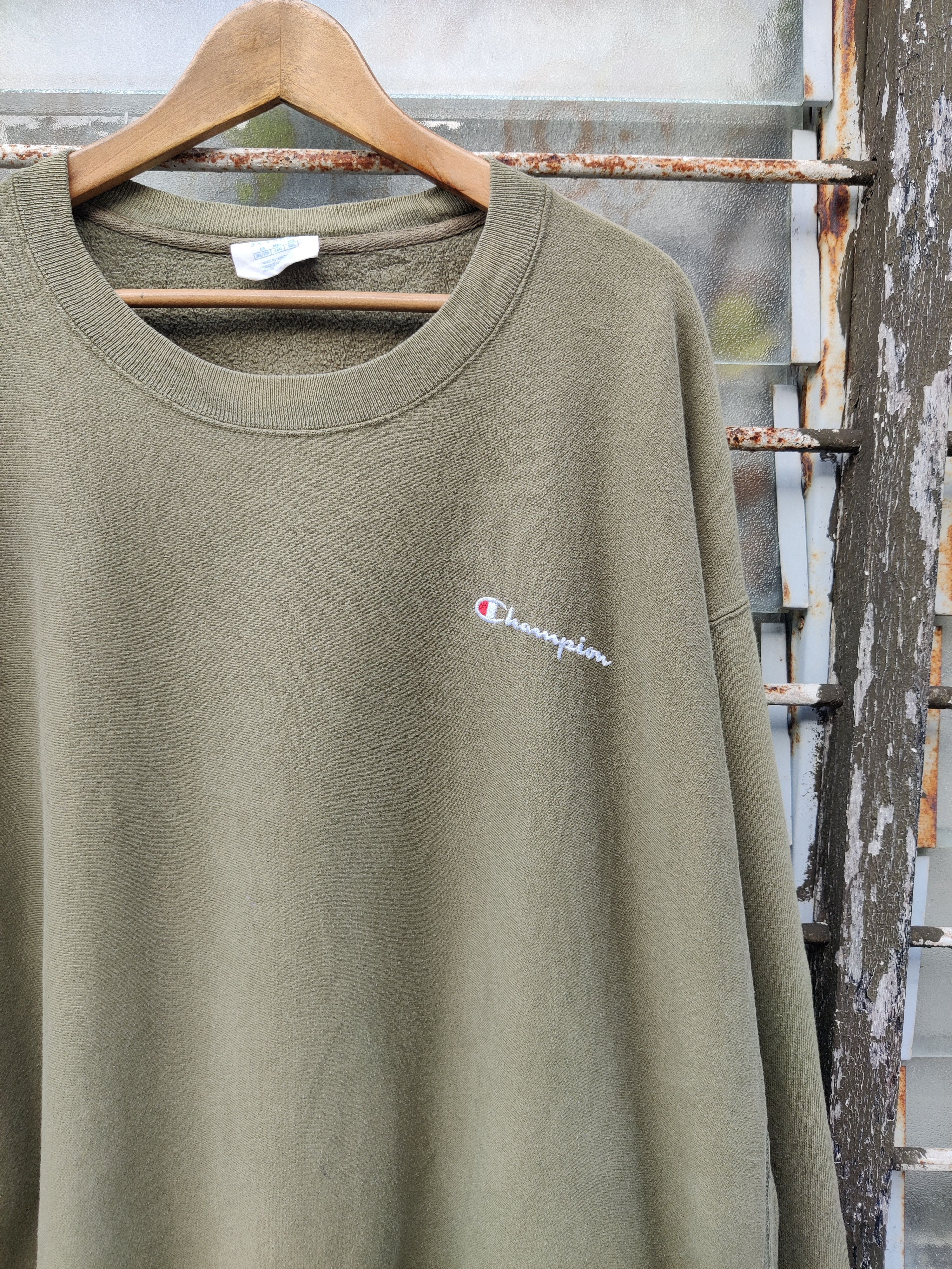 Champion Vintage Reverse Weave Champion Small Spell Out Sweatshirt Size US XXL / EU 58 / 5 - 3 Thumbnail