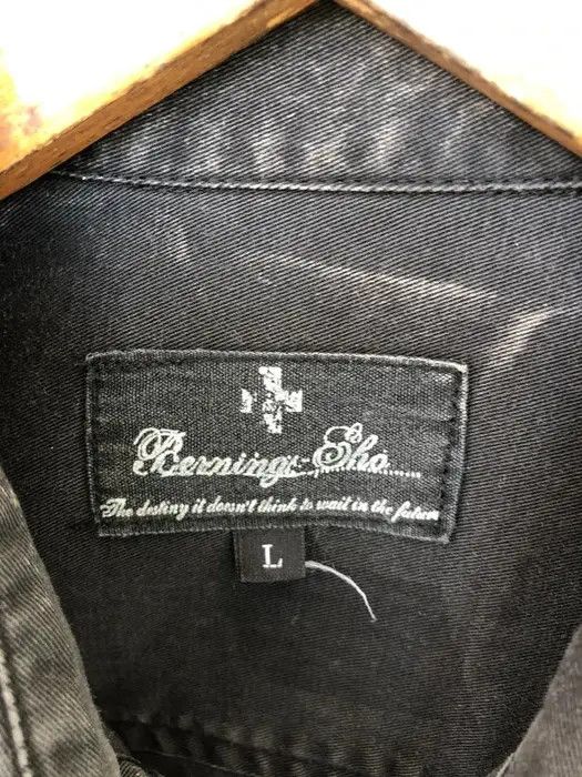BERNINGS SHO Vintage Bernings Sho Seditionaries Punk Shirt Button Up Size US M / EU 48-50 / 2 - 5 Thumbnail
