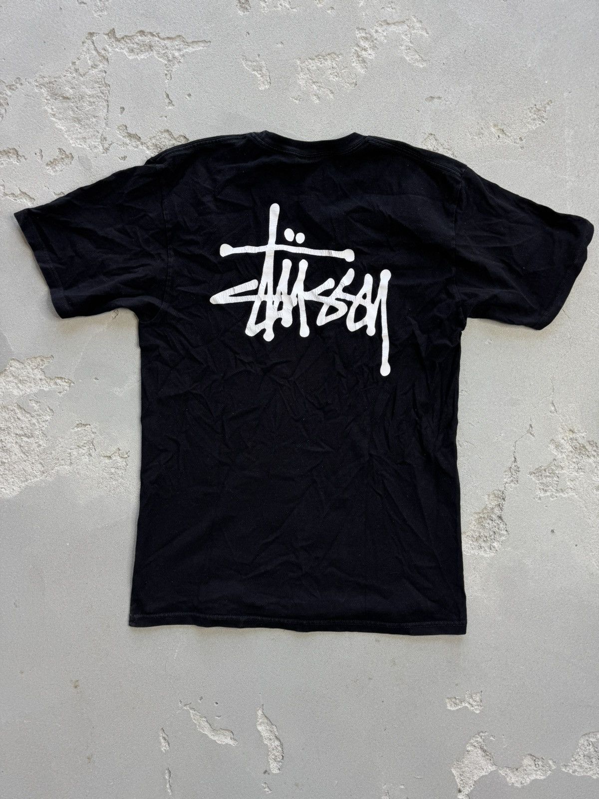 Stussy × Vintage Vintage Stussy Big Logo Back Y2K Hype Streetwear T-shirt Size US M / EU 48-50 / 2 - 4 Thumbnail
