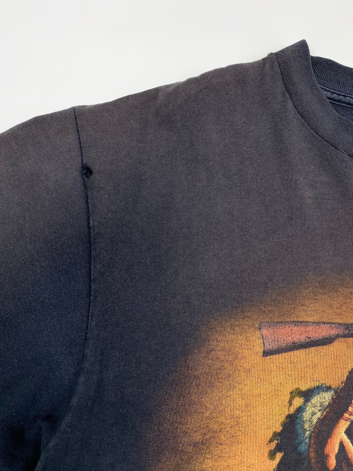 Vintage 1993 Vintage Distressed 3D Emblem Indian Riot Graphic Tee Size US L / EU 52-54 / 3 - 4 Thumbnail