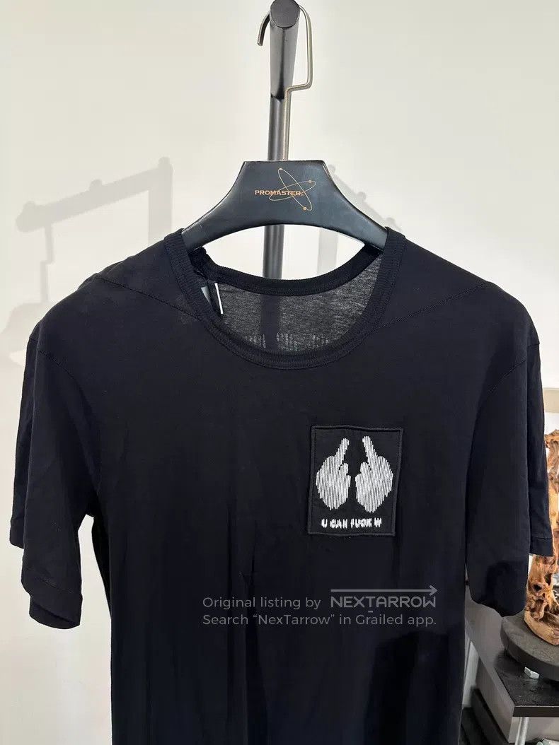 Boris Bidjan Saberi Boris Bidjan Saberi Patchwork graphic print crewneck short Size US L / EU 52-54 / 3 - 6 Thumbnail