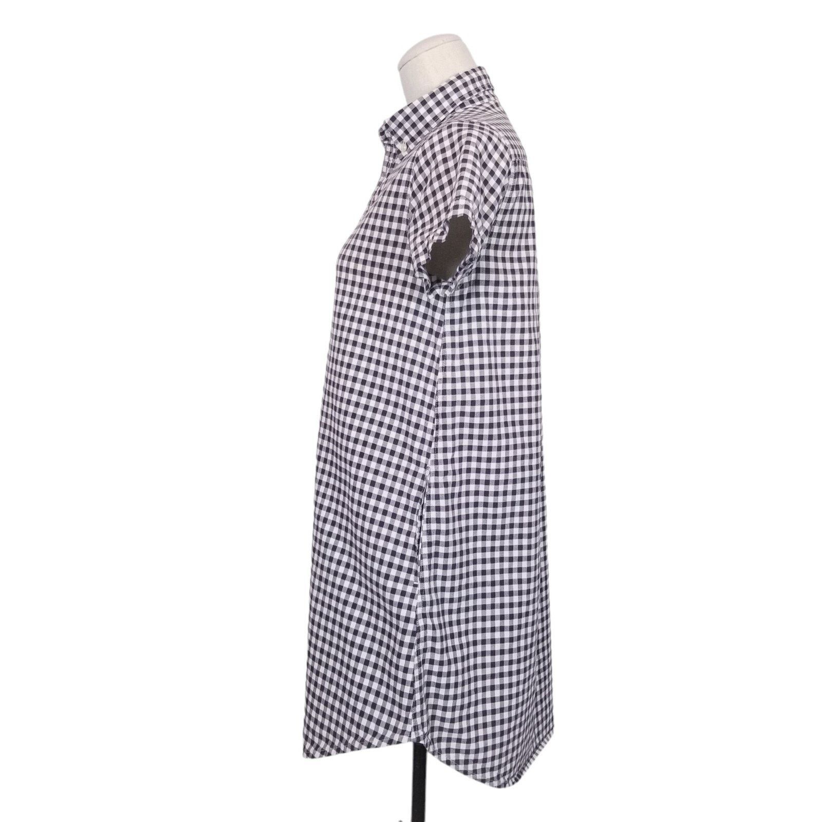 Other ichi Gingham Short Sleeve Tunic Navy White Sz Small Size S / US 4 / IT 40 - 3 Thumbnail