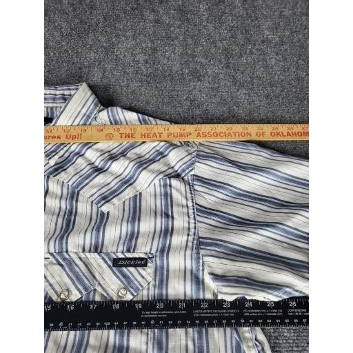 Dickies Dickies Pearl Snap Button Up Shirt Men Sz XL Striped Cowboy Size US XL / EU 56 / 4 - 5 Thumbnail