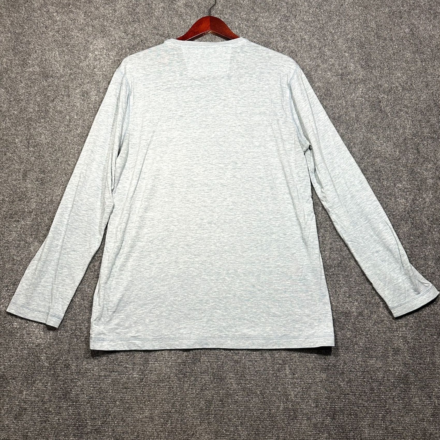 Banana Republic Banana Republic Shirt Mens L The Vintage T Blue Long Sleeve Crew Neck Size US L / EU 52-54 / 3 - 7 Thumbnail