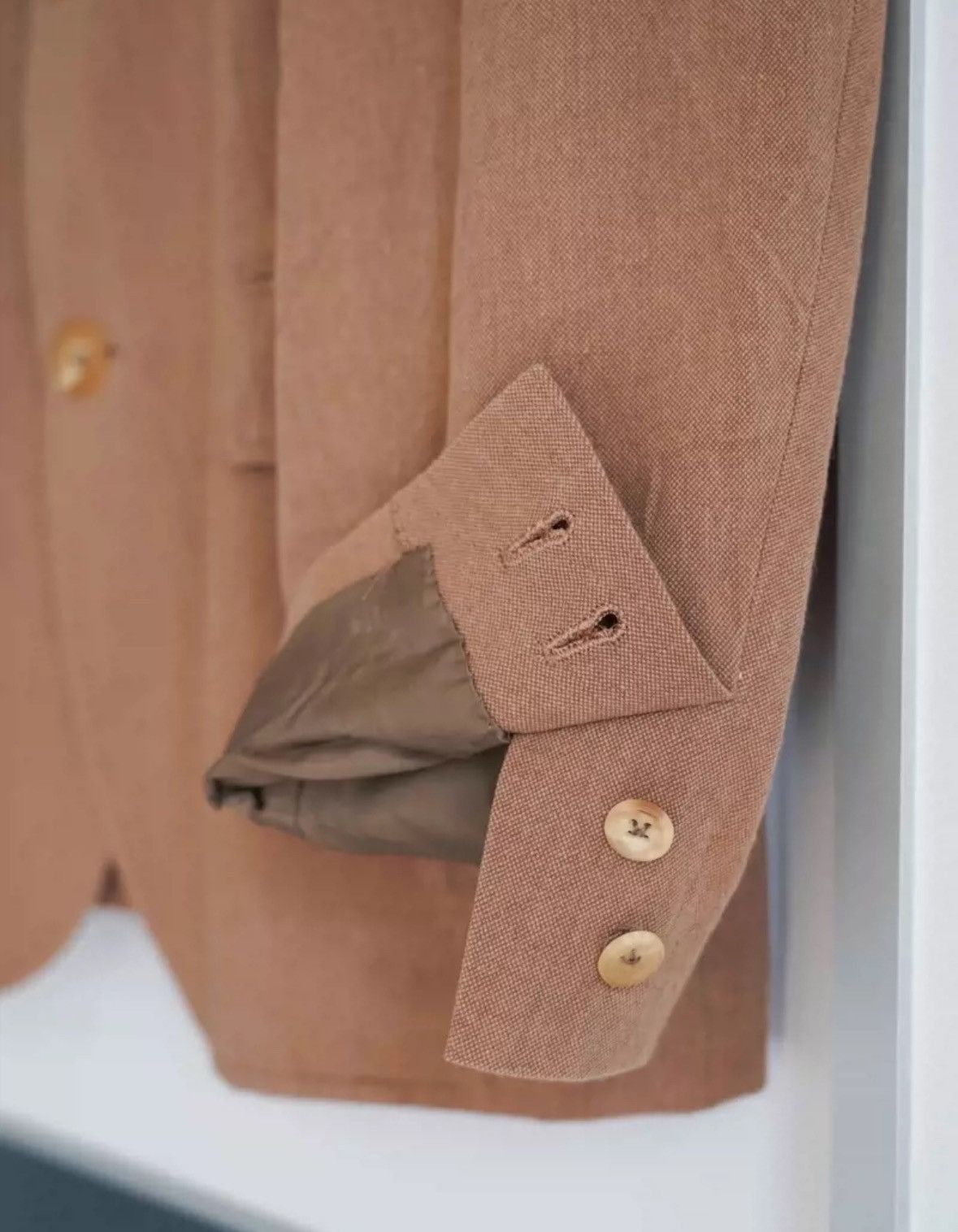 Yohji Yamamoto Yohji Yamamoto 01ss Persimmon Texture Suit 2412-Nextarrow Size US M / EU 48-50 / 2 - 5 Thumbnail
