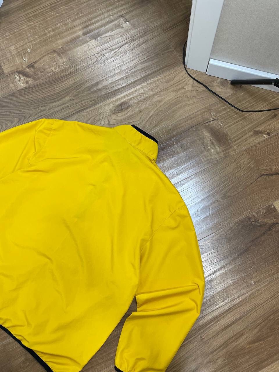 Nike × Vintage Vintage Nike Y2K Style Hot Yellow Logo Anorak Bomber Jacket Size US L / EU 52-54 / 3 - 19 Thumbnail