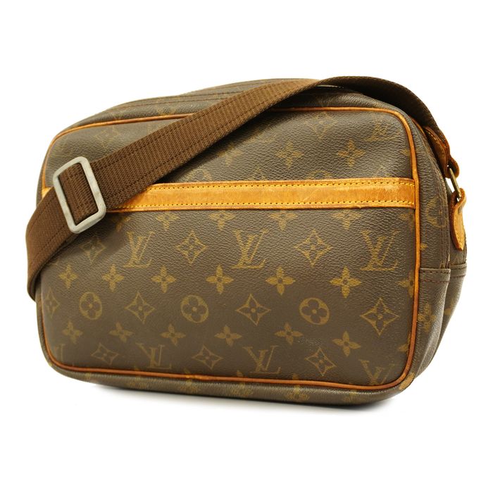 Louis Vuitton - Authenticated Reporter Handbag - Leather Brown Plain for Women, Good Condition