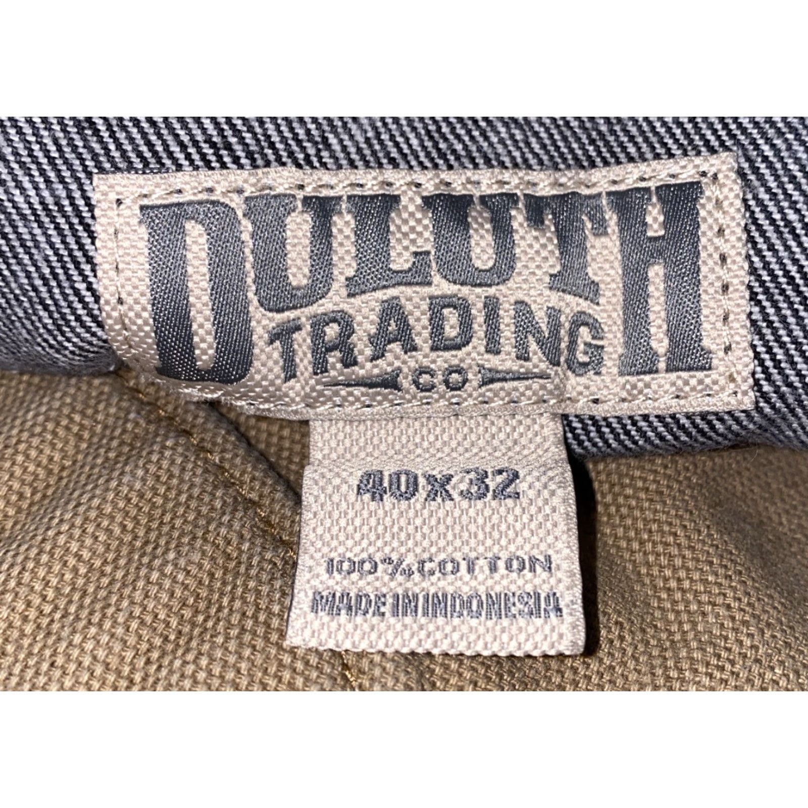CO Duluth Trading Co Mens Black Zip Fly Jeans 40 x 31 Regular Denim Jeans Inseam 31 Men Pants Size US 40 / EU 56 - 6 Thumbnail
