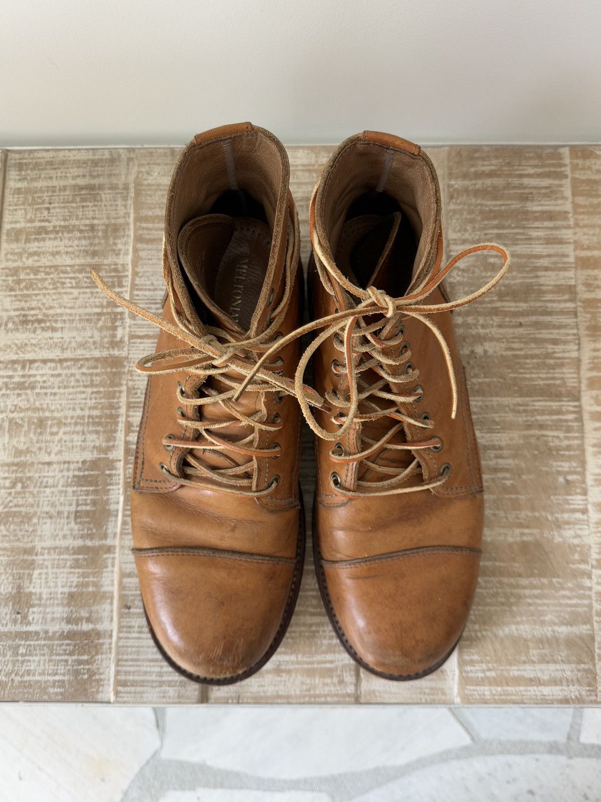 Other Lanona - Porter Boots - Honey Leather - 10.5 D Size US 10.5 / EU 43-44 - 2 Thumbnail