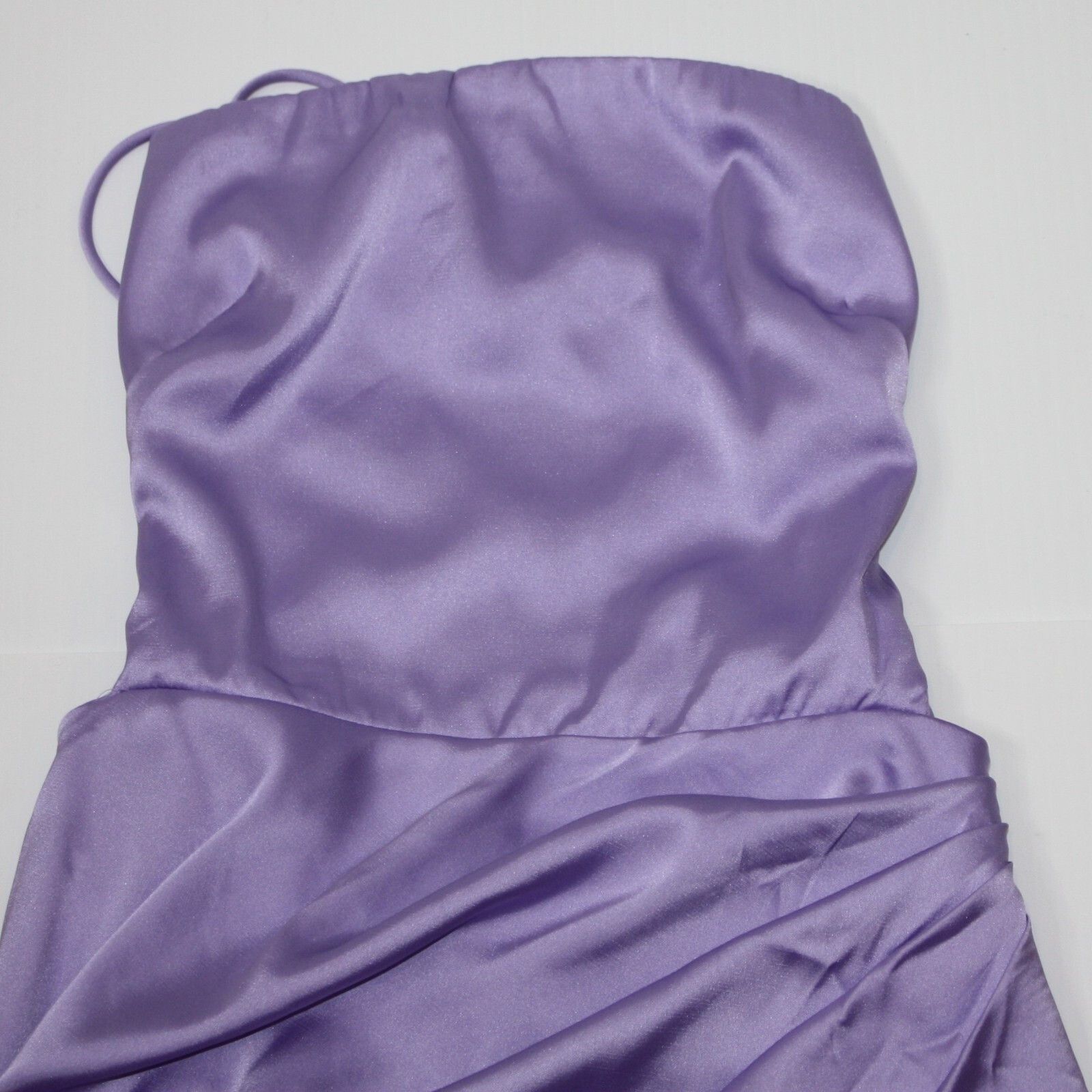 Other Lucy in the Sky Satin Open Back Lea Love Affair Periwinkle Size XS / US 0-2 / IT 36-38 - 9 Thumbnail