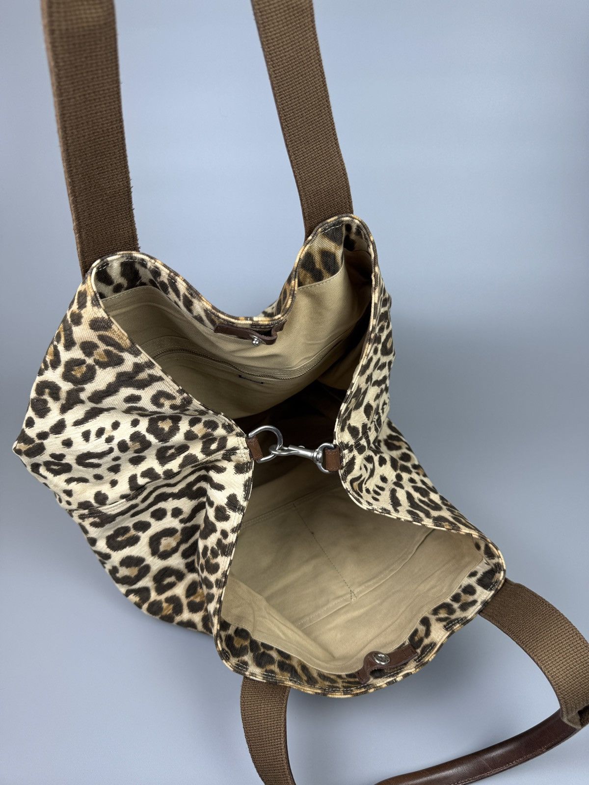 Head Porter Head Porter - Rare Leopard XL Tote Bag Size ONE SIZE - 14 Thumbnail
