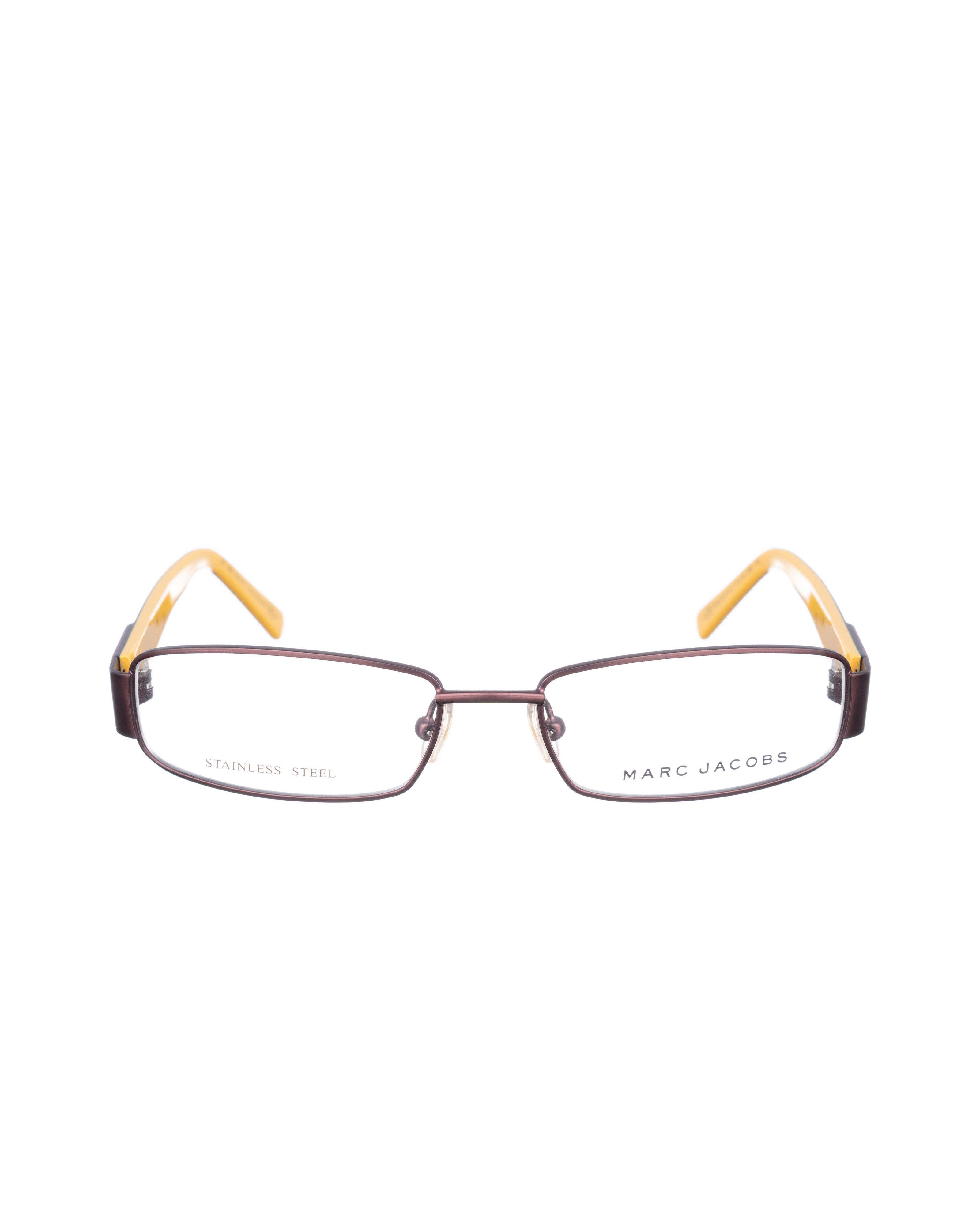 Marc Jacobs Marc Jacobs 00s Brown and Yellow Glasses Size ONE SIZE - 2 Thumbnail