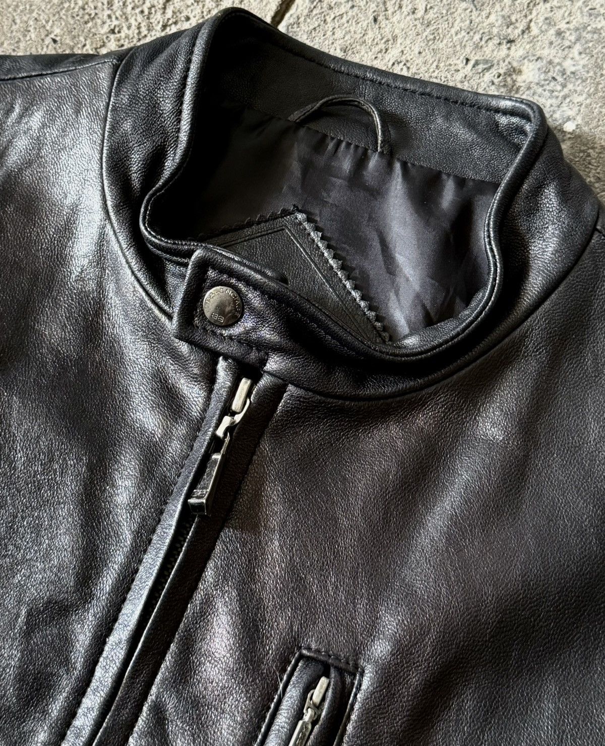 Balenciaga Balenciaga - 1997 - Nicolas Ghesquière - Moto Leather Jacket Size US L / EU 52-54 / 3 - 2 Thumbnail