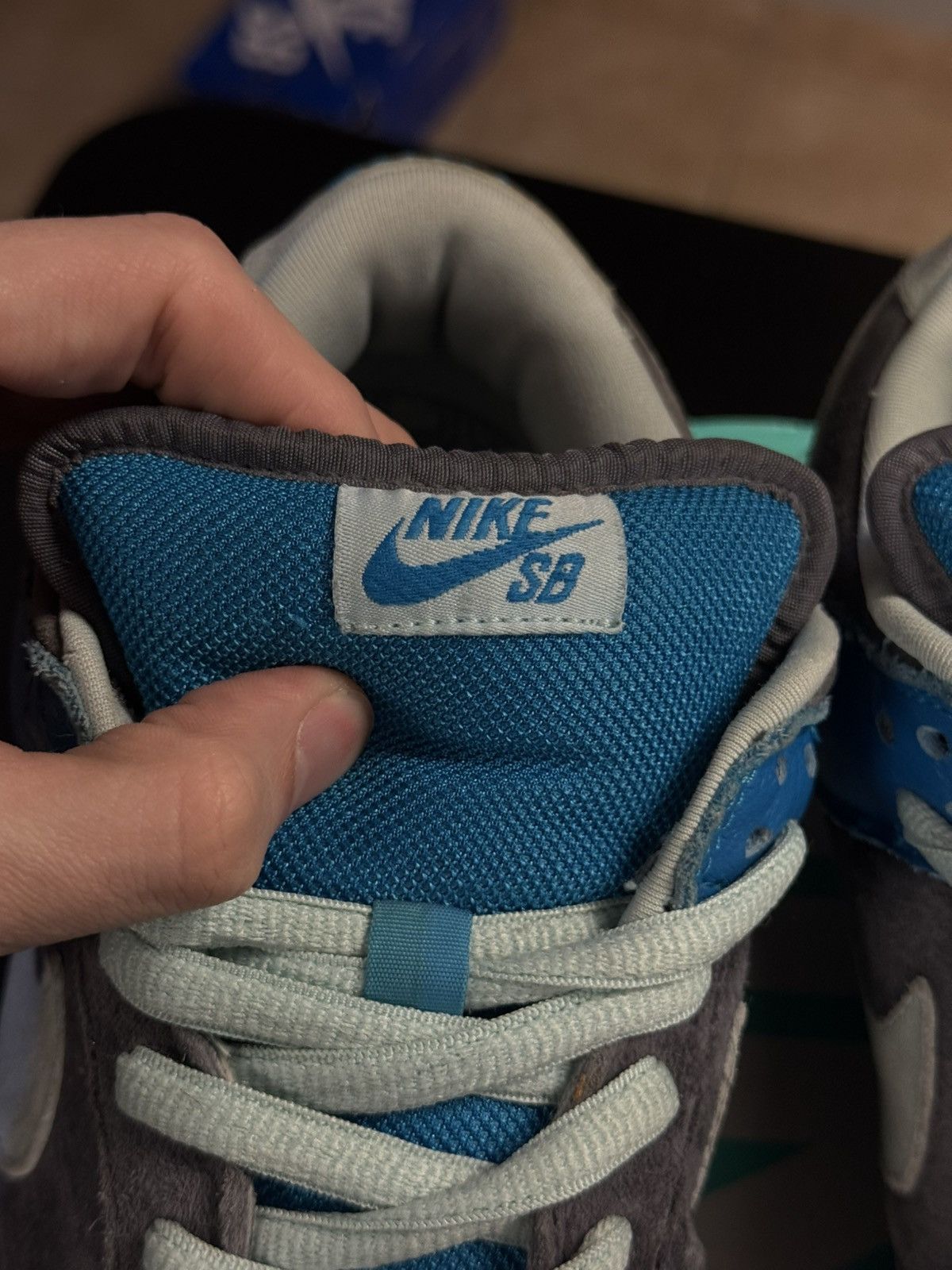 Nike Nike Dunk Low Pro Sb Aqua Chalk 2006 Men’s Size 11 Blue Grey Size US 11 / EU 44 - 6 Thumbnail