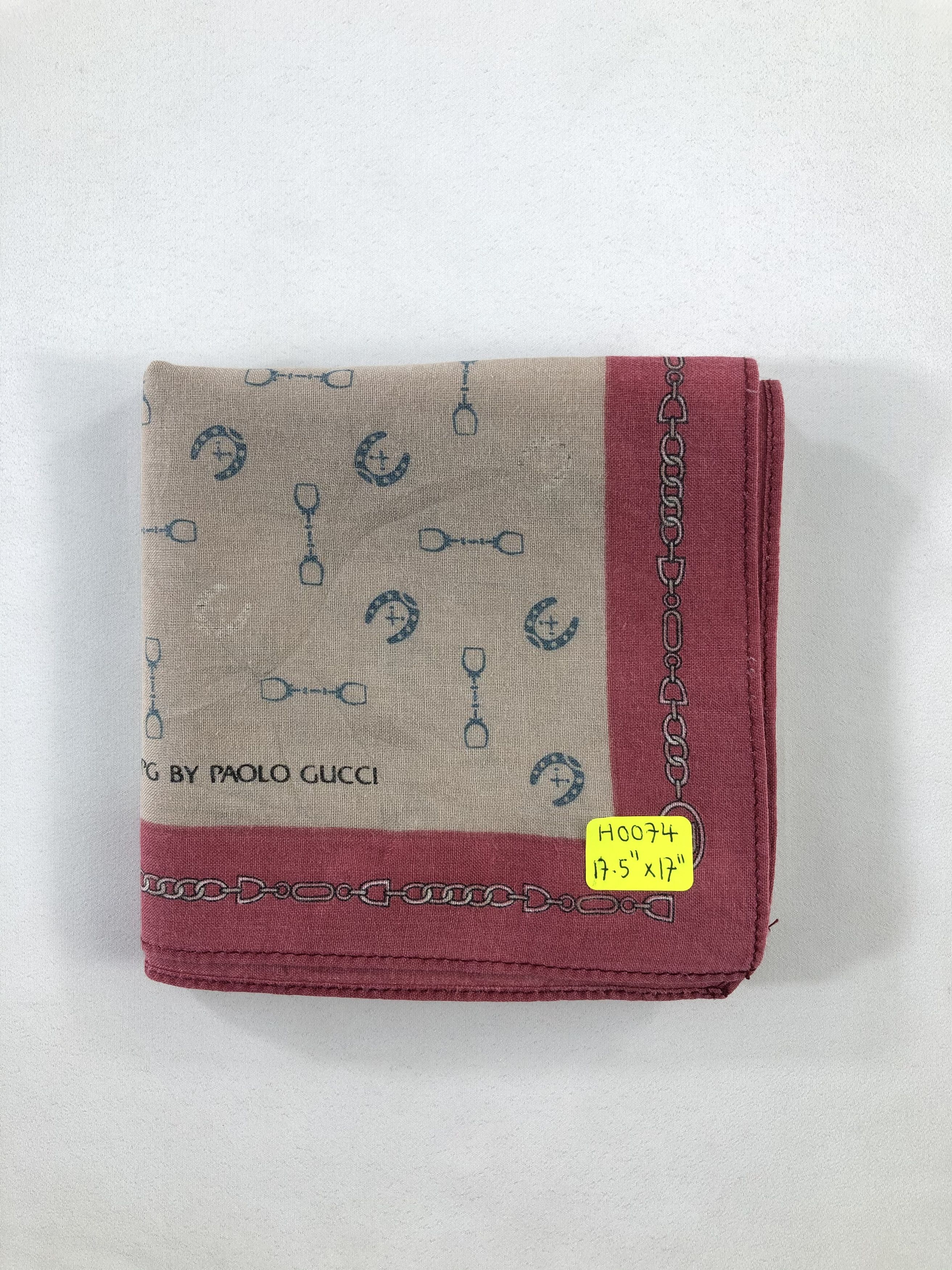 Paolo Gucci × Vintage Paolo Gucci Handkerchief / Bandana / Neckerchief Size ONE SIZE - 4 Thumbnail