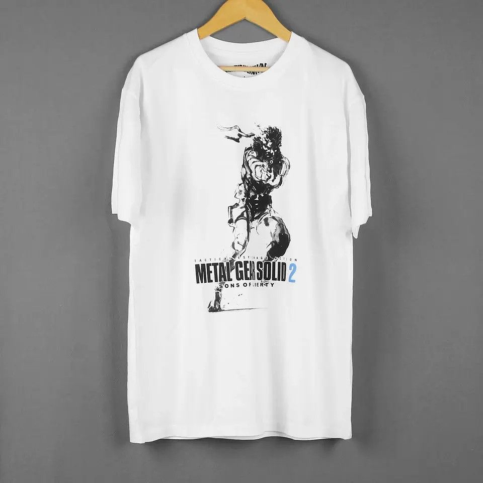 Japanese Brand Metal Gear Solid 2 Printed Tshirt Size US L / EU 52-54 / 3 - 1 Thumbnail