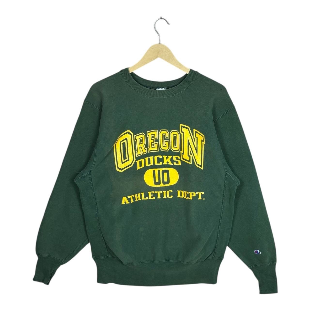 Champion 90s Champion Reverse Weave Oregon Ducks Sweatshirt USA Made Size US L / EU 52-54 / 3 - 1 Thumbnail