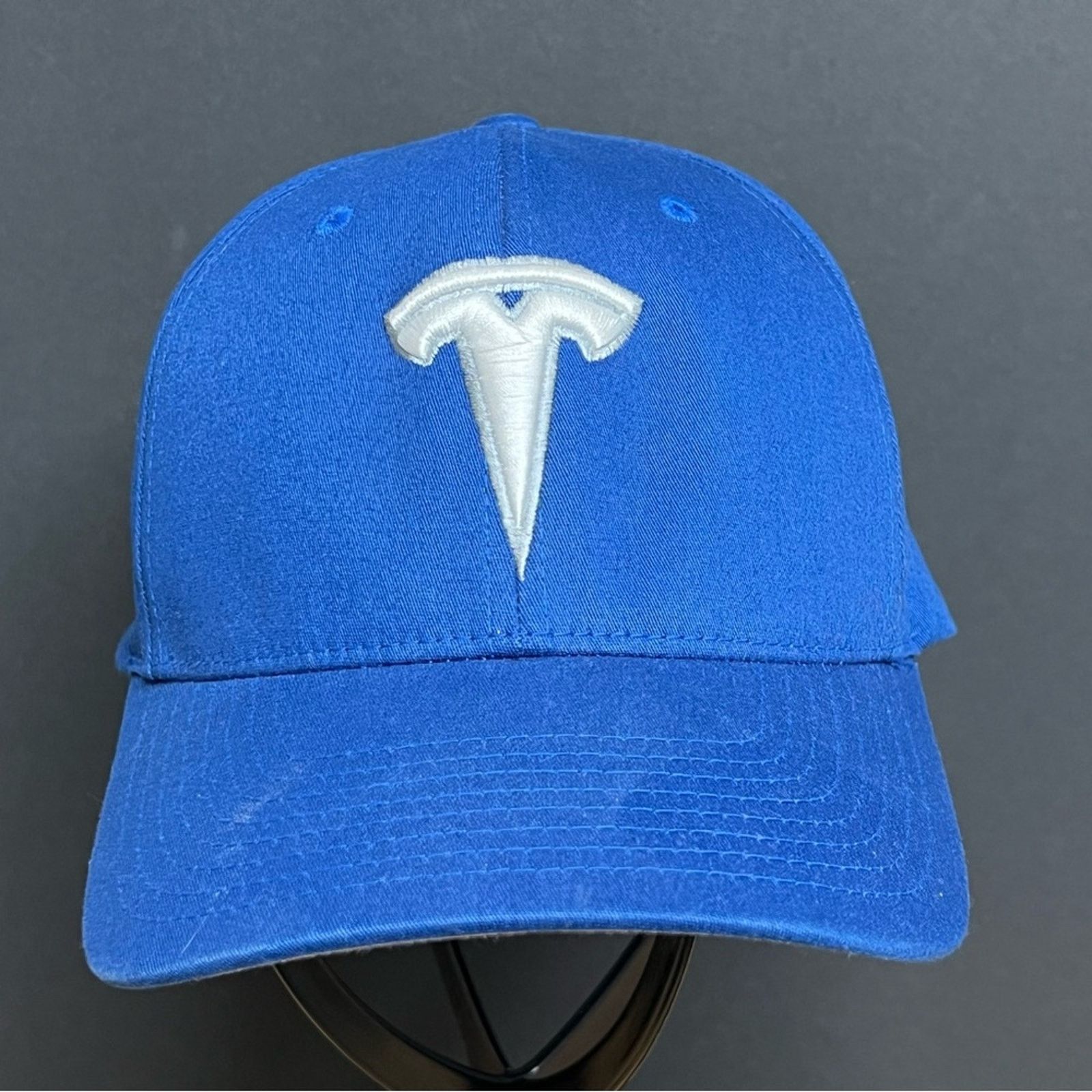 A-Flex Official Logo Hat Tesla Blue Flexfit Cap Embroidered L/XL Size ONE SIZE - 1 Thumbnail