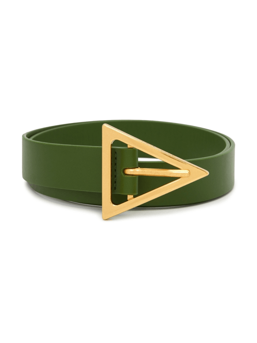 Bottega Veneta o1w1db11125 Size: 65 / Triangle Belt in Green Size ONE SIZE - 1 Preview