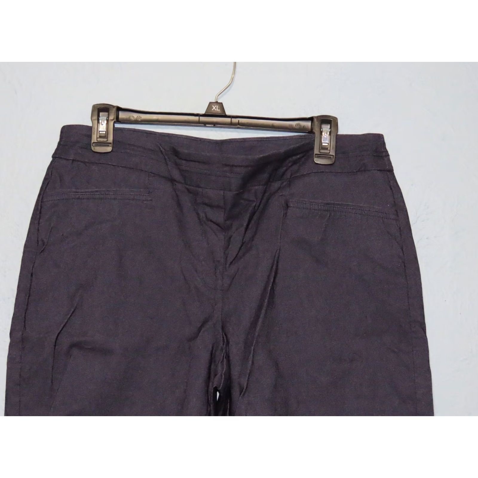 Vintage VINTAGE Kate Park Women's Bermuda Shorts 1X Navy Pullon Stretch 32" Waist NWOT Size 40" / US 18 - 3 Thumbnail