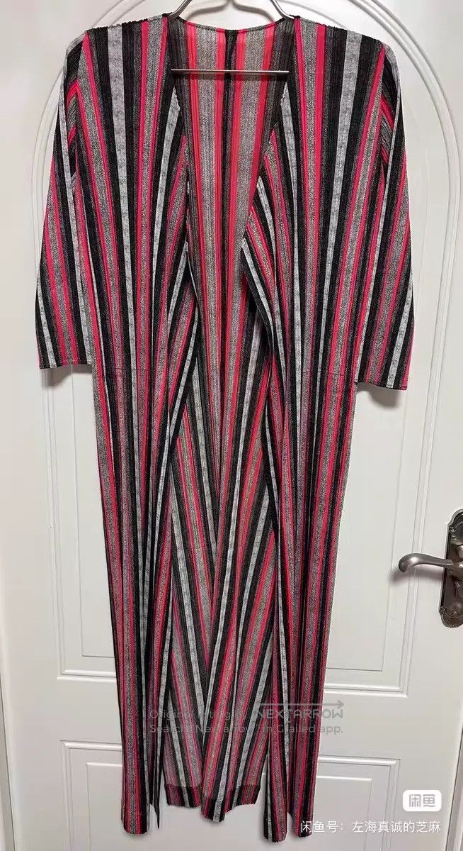 Issey Miyake Issey Miyake Color Block Coat Size XXL / US 16-18 / IT 52-54 - 1 Thumbnail