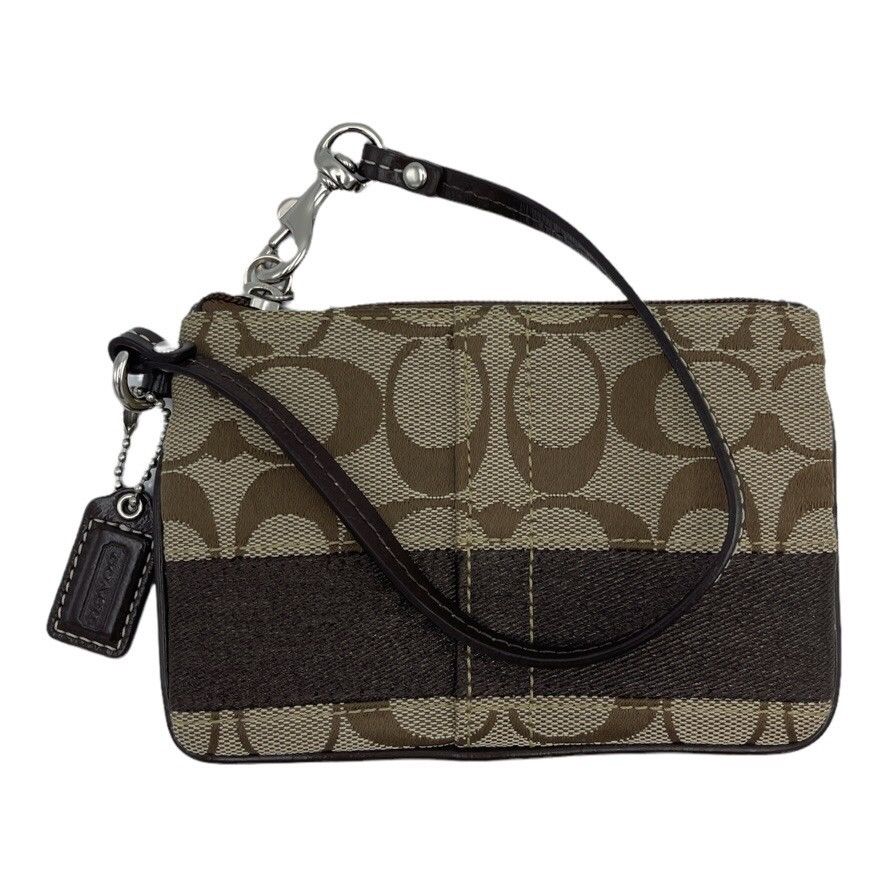 Coach Coach Signature Coin Wallet Wristlet Size ONE SIZE - 1 Thumbnail