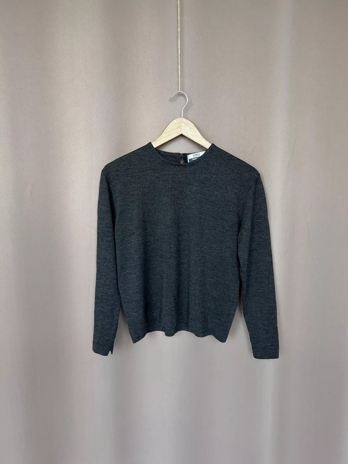 Fedeli Fedeli Franz Sauer Köln Wool Jumper Womens Size 42 (S/M) Size S / US 4 / IT 40 - 1 Thumbnail