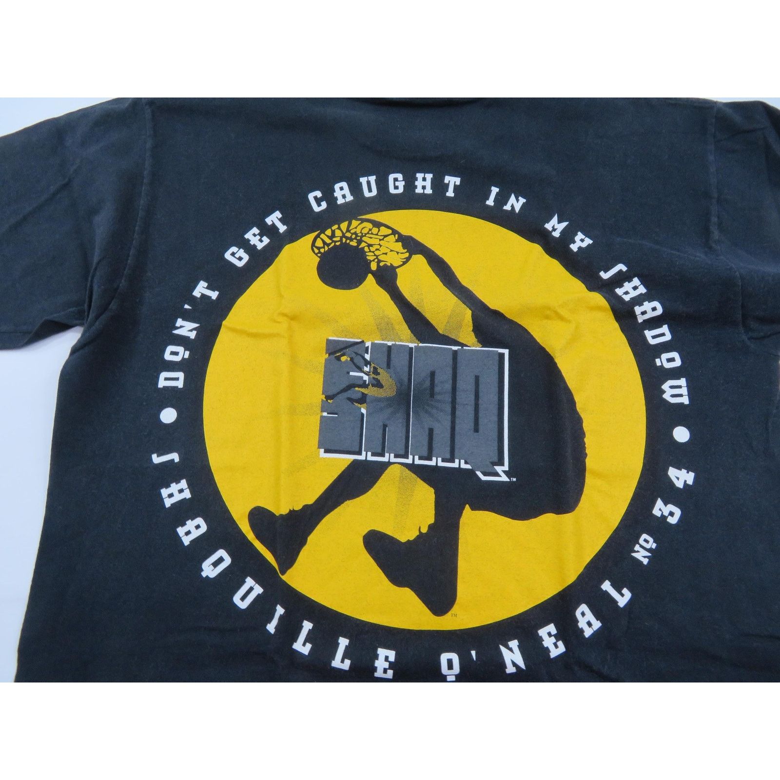 Reebok 90s SHAQ T-Shirt, Reebok Shaquille O'Neal #34, Black Sz XL Size US XL / EU 56 / 4 - 7 Thumbnail