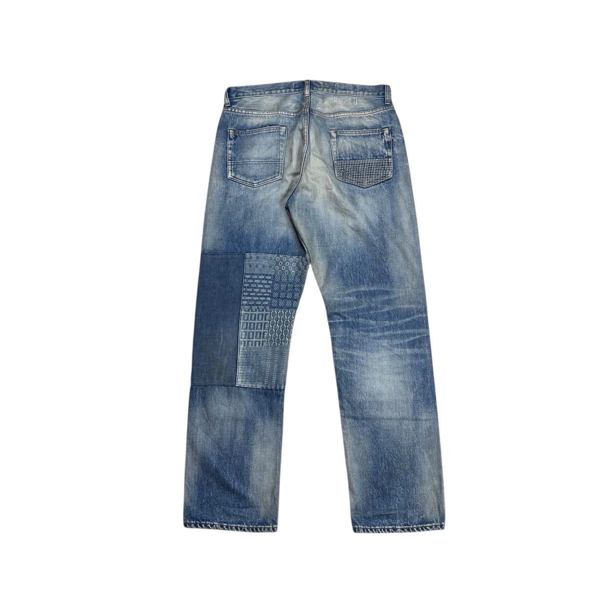 FDMTL FDMTL Patchwork Denim Selvedge Pants Size US 32 / EU 48 - 6 Thumbnail