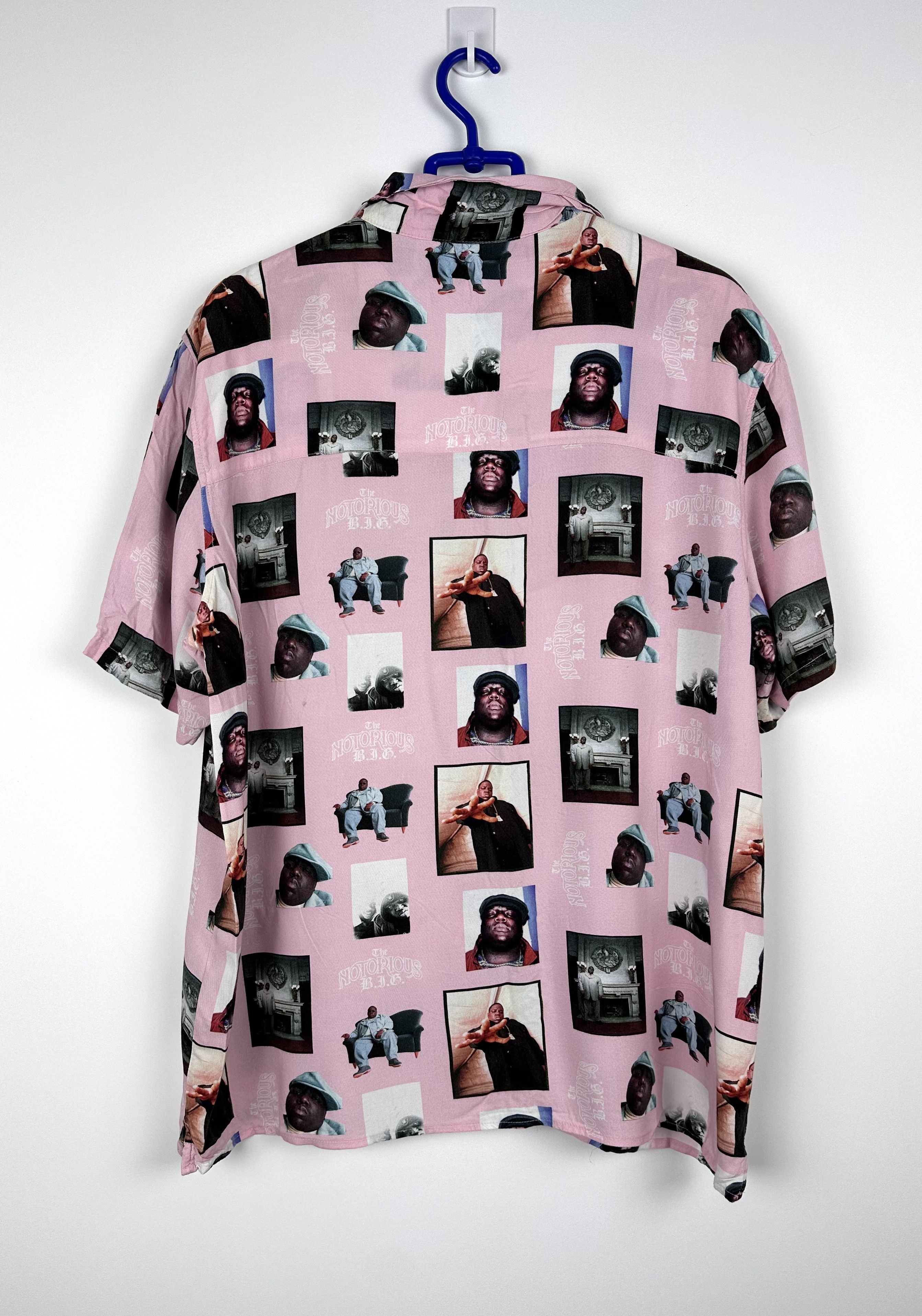 H&M Notorious Big H&M Men's Viscose Shirt Biggie Mills L Size US L / EU 52-54 / 3 - 6 Thumbnail