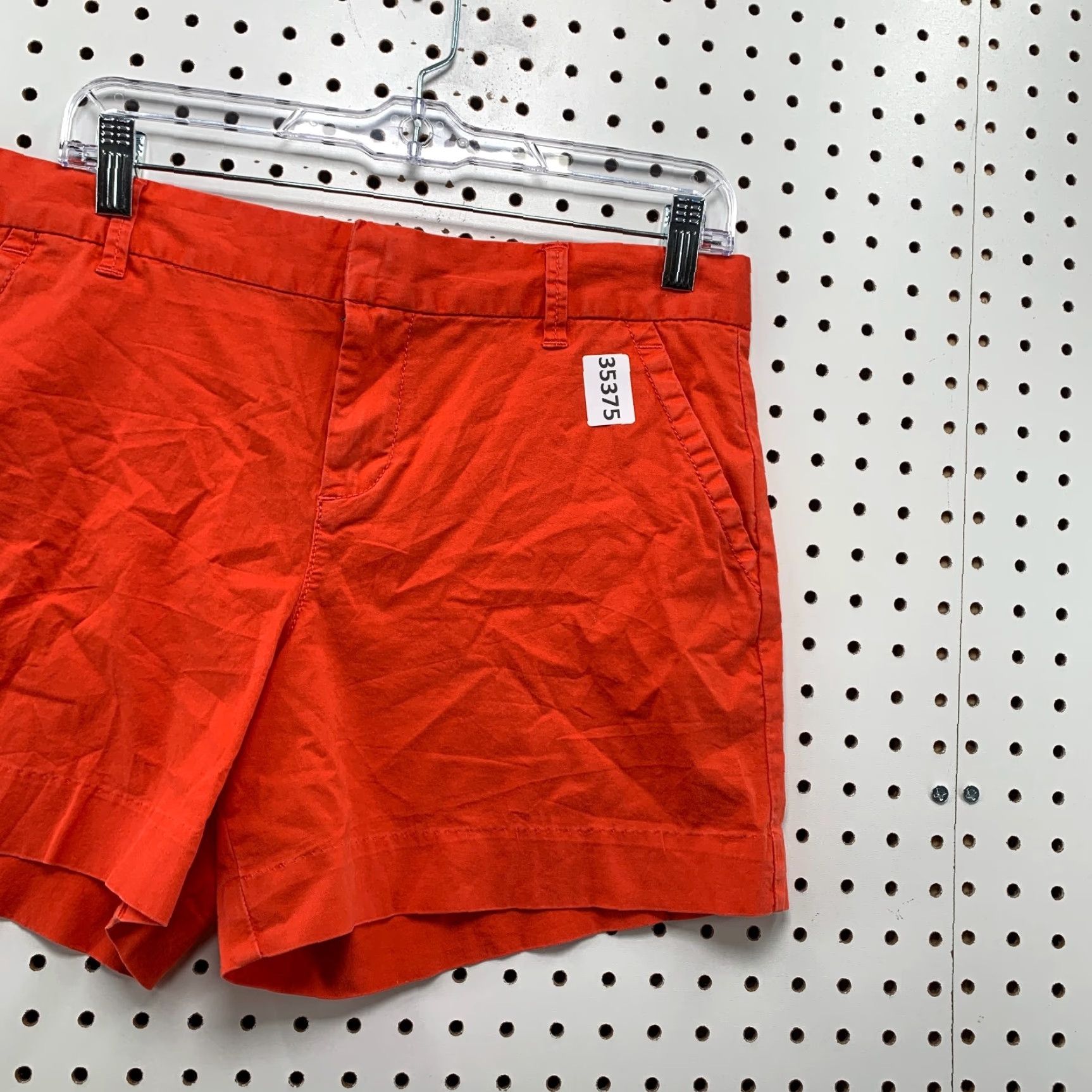 Calvin Klein NEW Calvin Klein Chino Shorts Womens Size 10 Red Orange NWT 33x5 Size 32" / US 10 / IT 46 - 3 Thumbnail