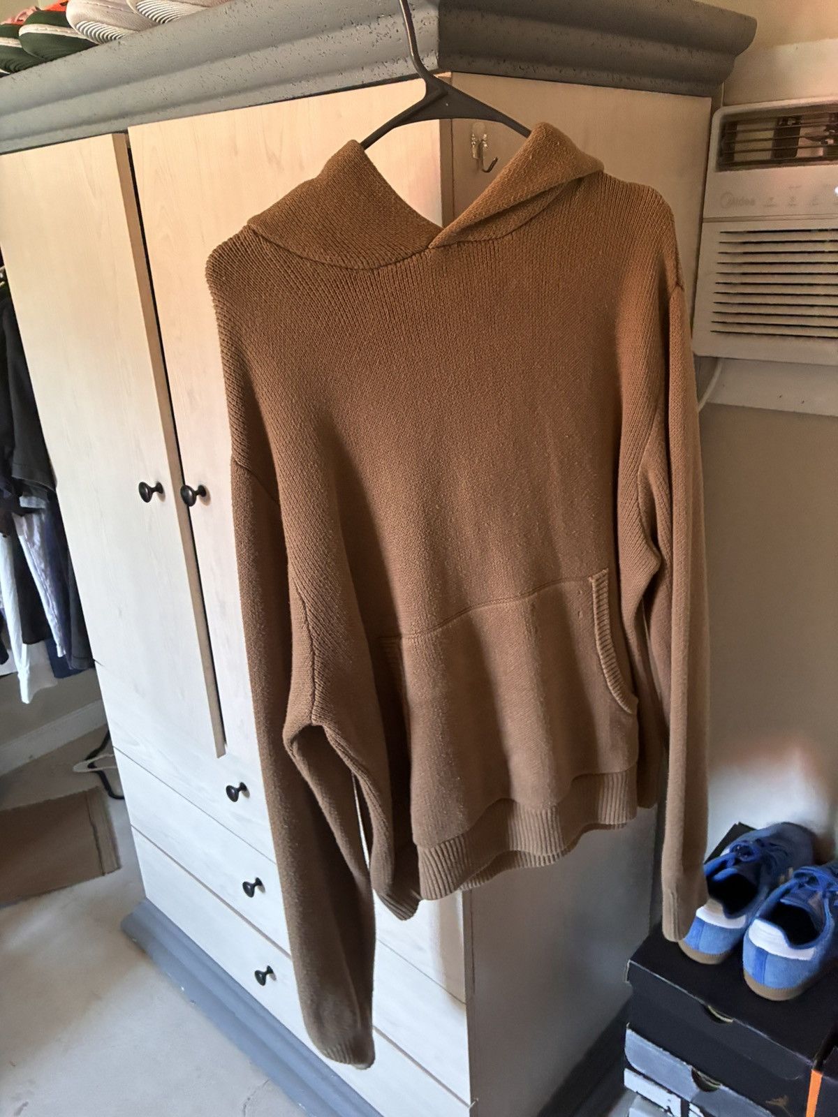 YoungLA YoungLA knit hoodie barely worn light brown large Size US L / EU 52-54 / 3 - 1 Thumbnail