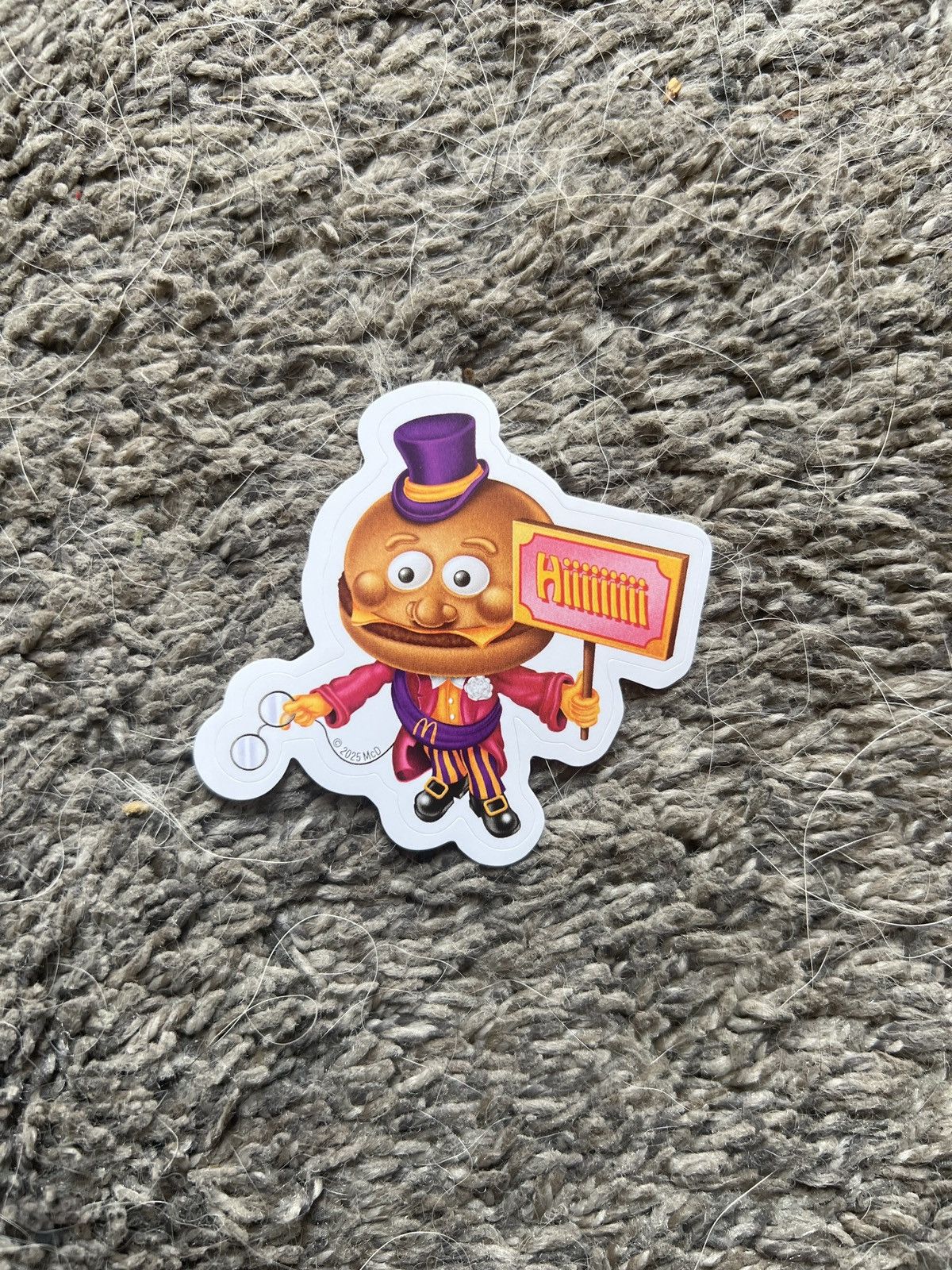 Hypebeast 2025 McDonald’s McDonaldland Mayor McCheese Sticker Size ONE SIZE - 1 Thumbnail