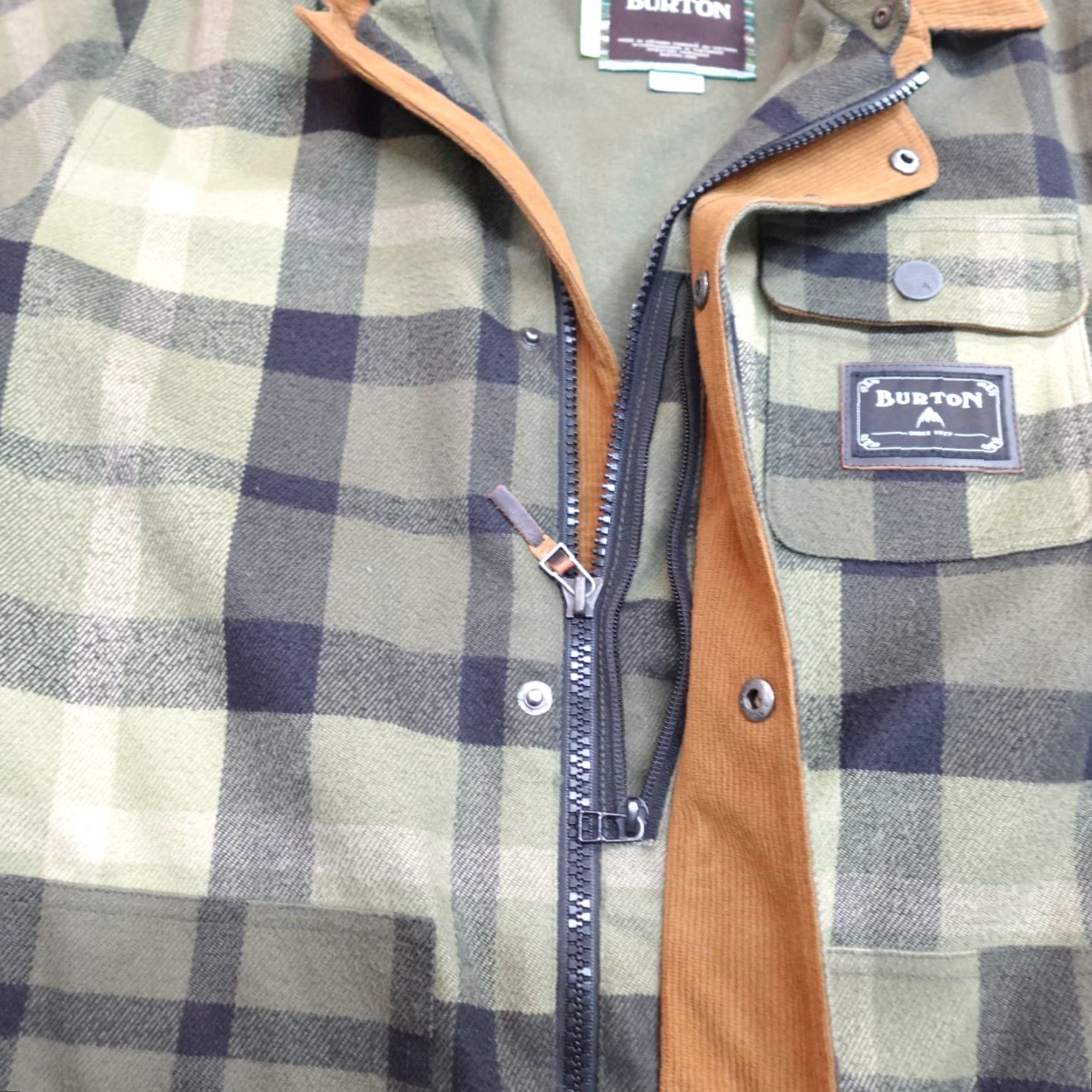 Burton Burton Jacket Small Green Plaid Dunmore Barn Chore Mens Size US S / EU 44-46 / 1 - 6 Thumbnail
