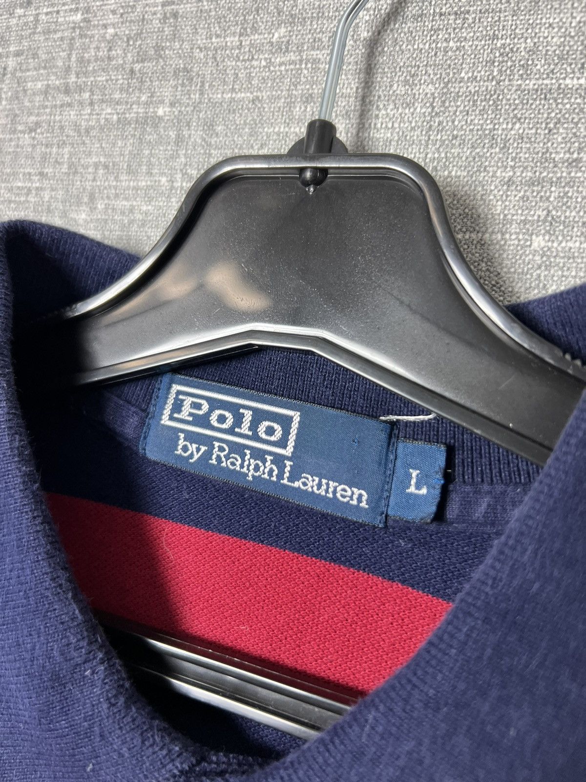 Polo Ralph Lauren × Vintage Vintage Polo Ralph Lauren Striped Rugby Polo Long Sleeve Size US L / EU 52-54 / 3 - 8 Thumbnail