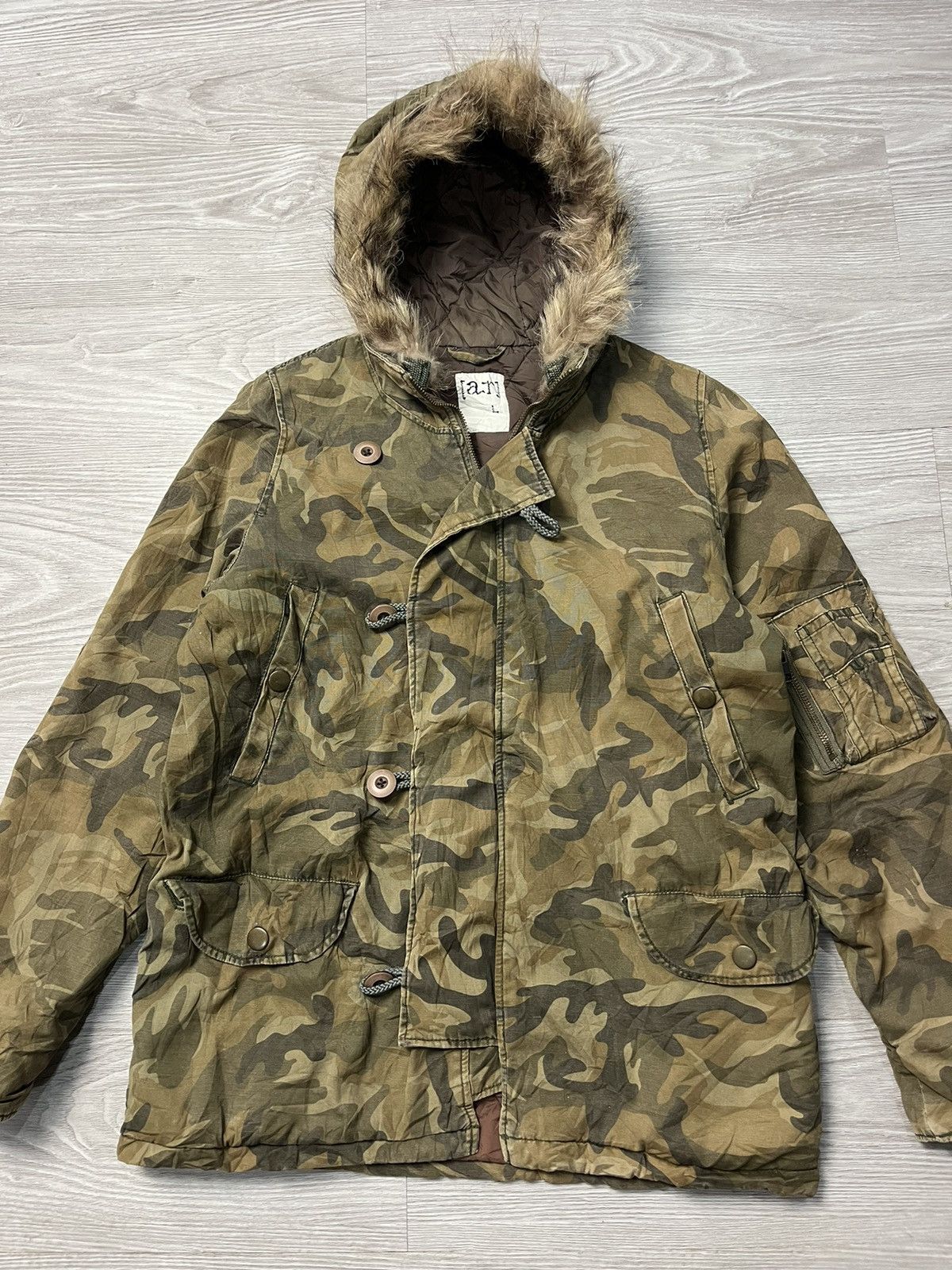 Japanese Brand × Le Grande Bleu (L.G.B.) A.R Japanese Brand Fur Jacket Ifsix lgb style Size M / US 6-8 / IT 42-44 - 2 Thumbnail