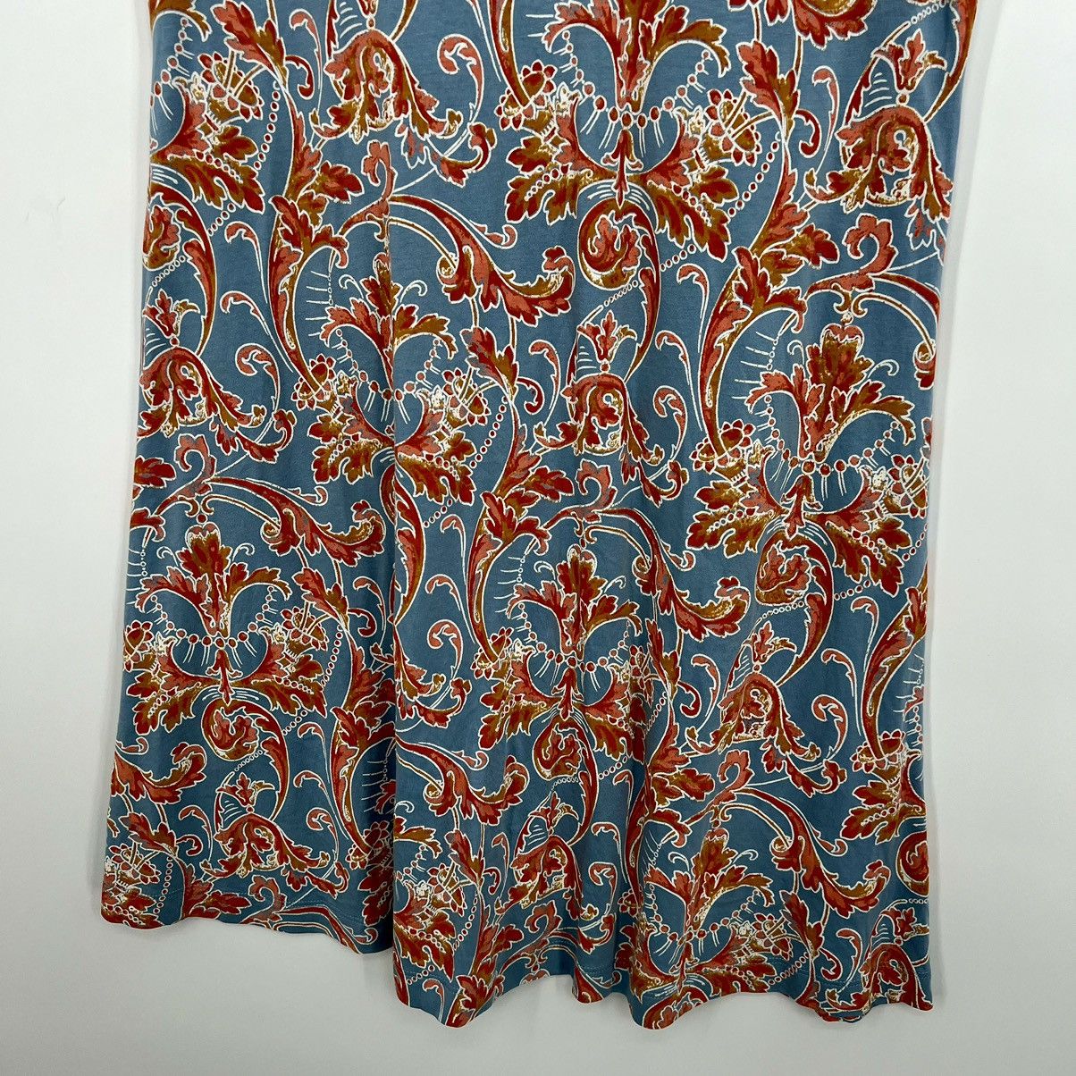 Other Peruvian Connection Pima Cotton Sleeve Floral Paisley Dress Size M / US 6-8 / IT 42-44 - 3 Thumbnail