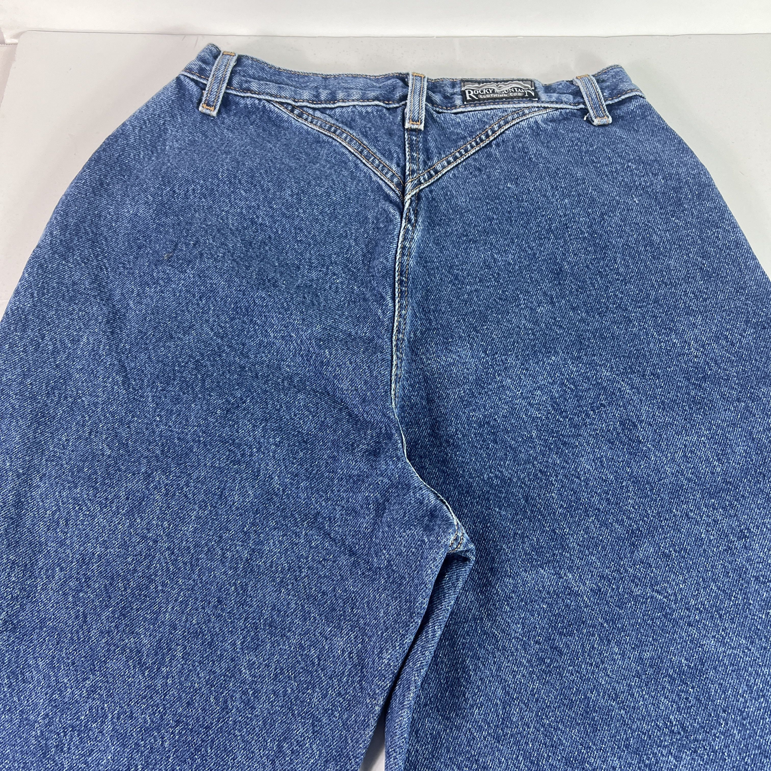 Other VTG Rocky Mountain Jeans Bareback High Rise Blue Denim Size 28" / US 6 / IT 42 - 11 Thumbnail