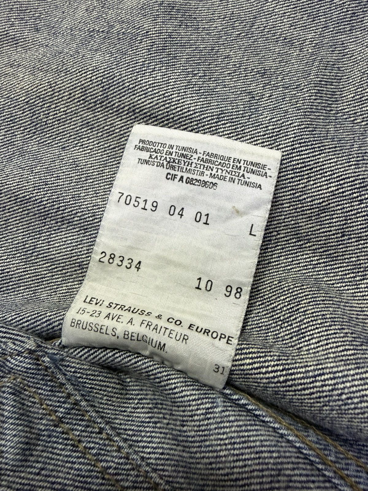 Levi's Vintage 90s Levi’s Sta-Prest Denim Jacket In L Size US L / EU 52-54 / 3 - 11 Thumbnail