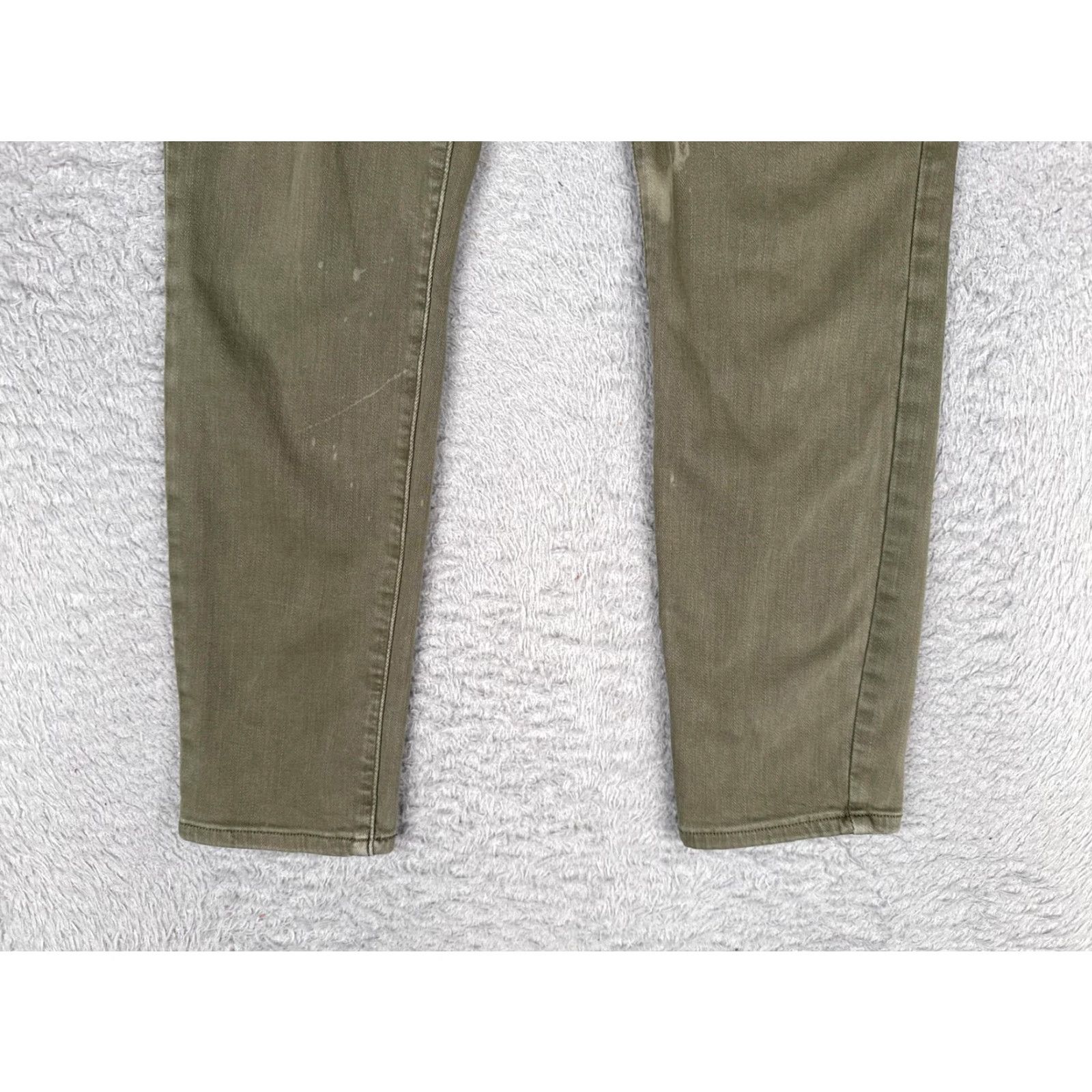 Lucky Brand Lucky Brand Lolita Skinny Jeans Womens 4 Green Med Wash Mid Rise Stretch 27x26 Size 27" / US 4 / IT 40 - 2 Thumbnail