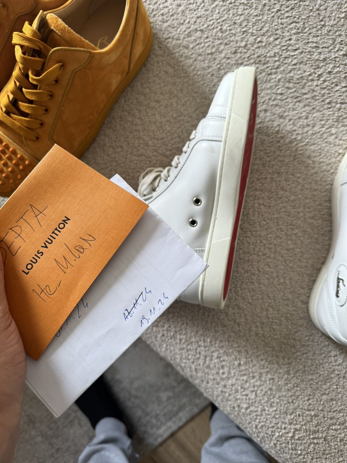Christian Louboutin Christian louboutin high sneakers Size US 7 / EU 40 - 14 Thumbnail