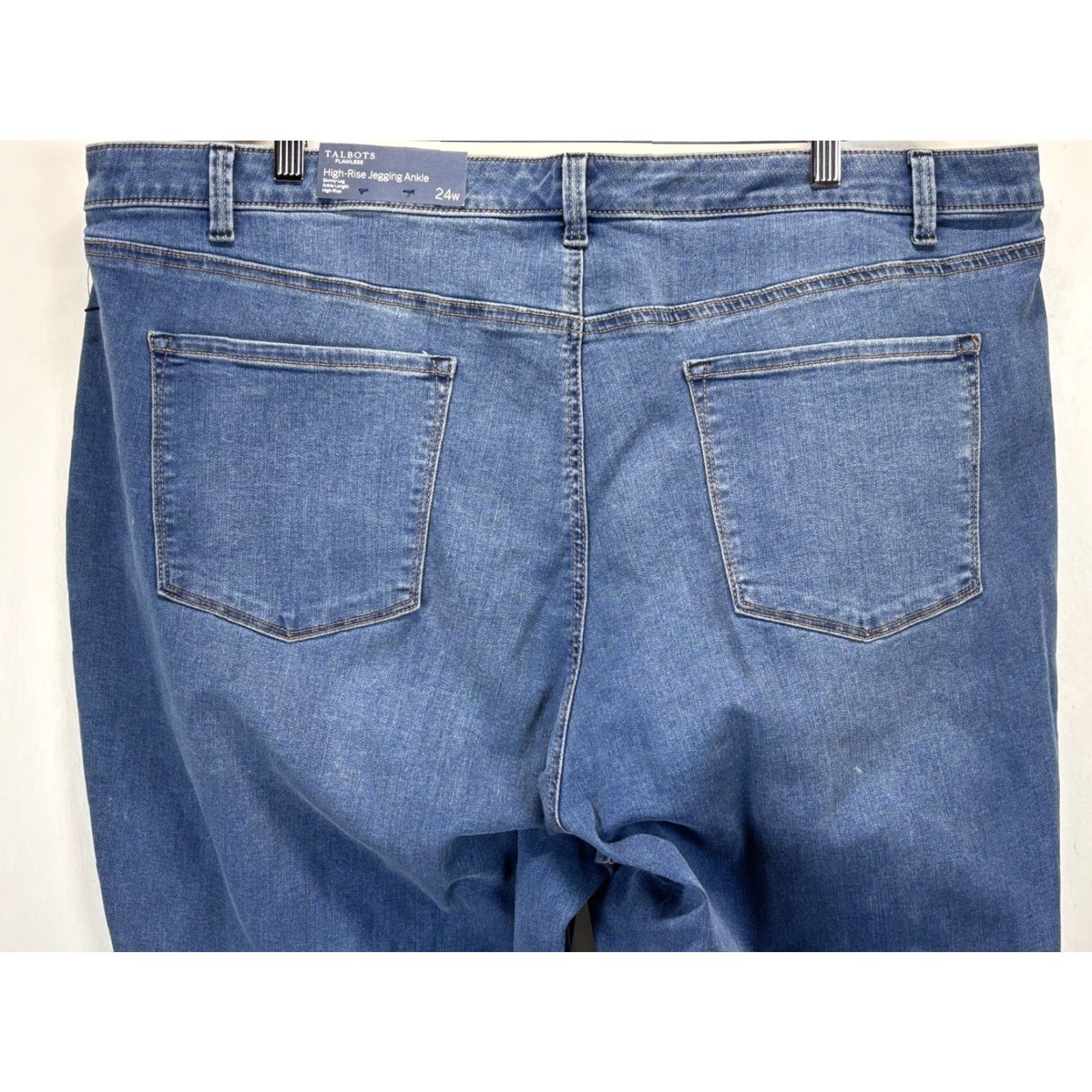 Talbots Talbots Jeans 24W Plus Size Women's High Rise Jegging Ankle Skinny Blue Size 42" / US 20 - 4 Thumbnail