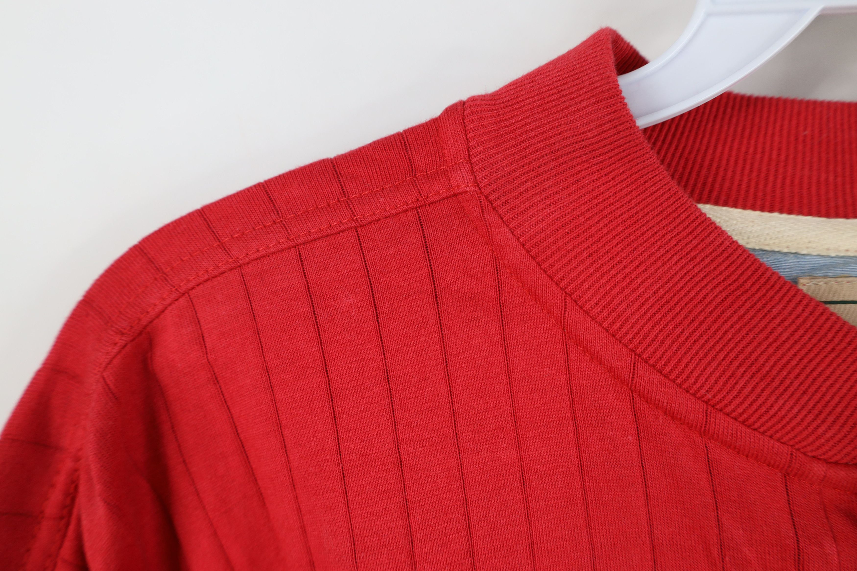 Vintage Vintage 90s Streetwear Striped Long Sleeve Henley T-Shirt Size US M / EU 48-50 / 2 - 5 Thumbnail