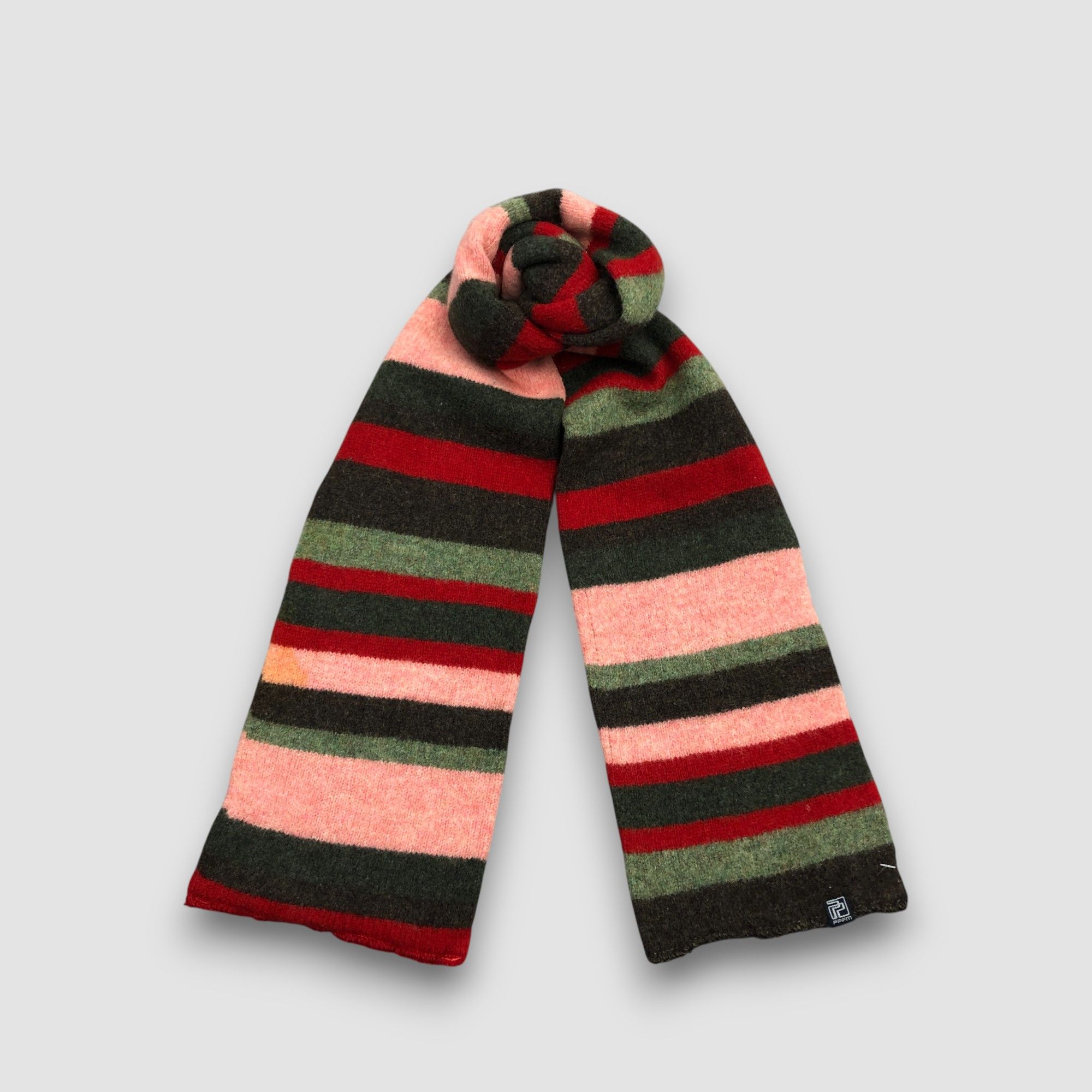 PPFM Vintage PPFM Scarf Muffler Wool Ribbed Knit Winter Scarves Size ONE SIZE - 1 Thumbnail