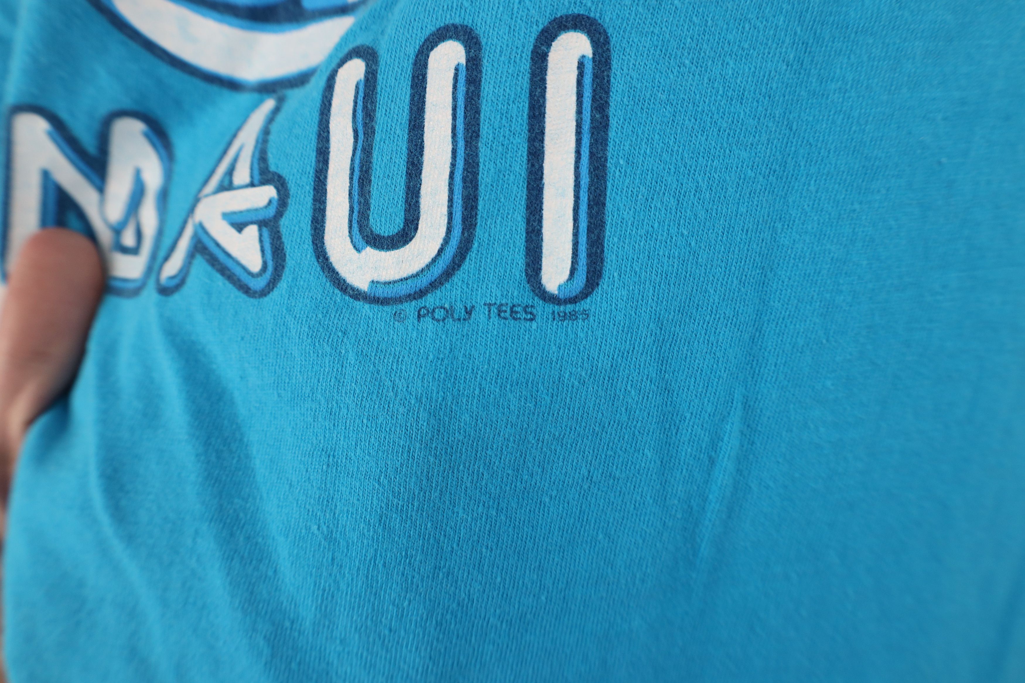 Vintage Vintage 80s Streetwear Hawaii Hang Loose Surfing T-Shirt USA Size M / US 6-8 / IT 42-44 - 10 Thumbnail