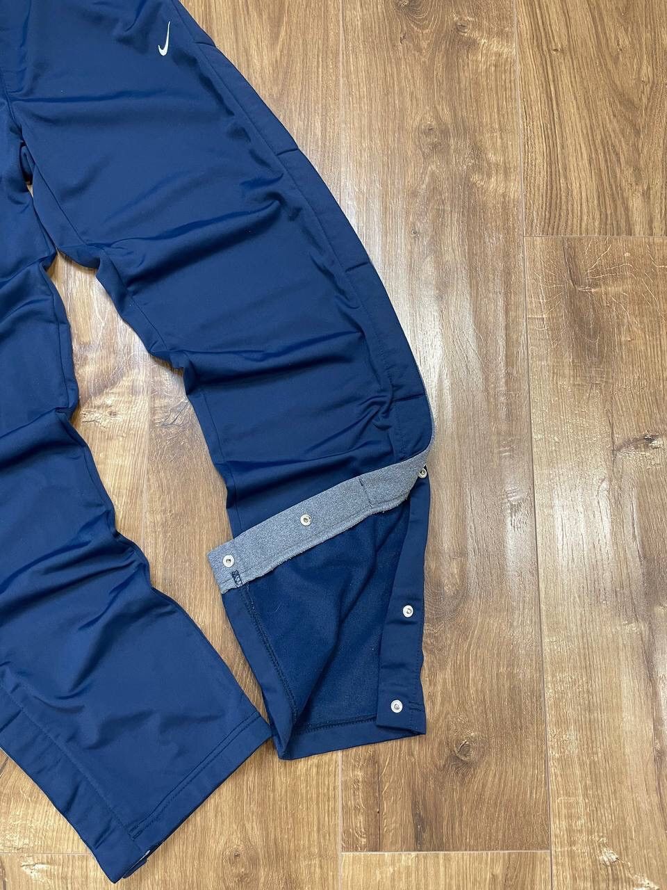 Nike Vintage Nike Y2K Style Blue Drill Side Buttons Sweatpants Size US 30 / EU 46 - 3 Thumbnail